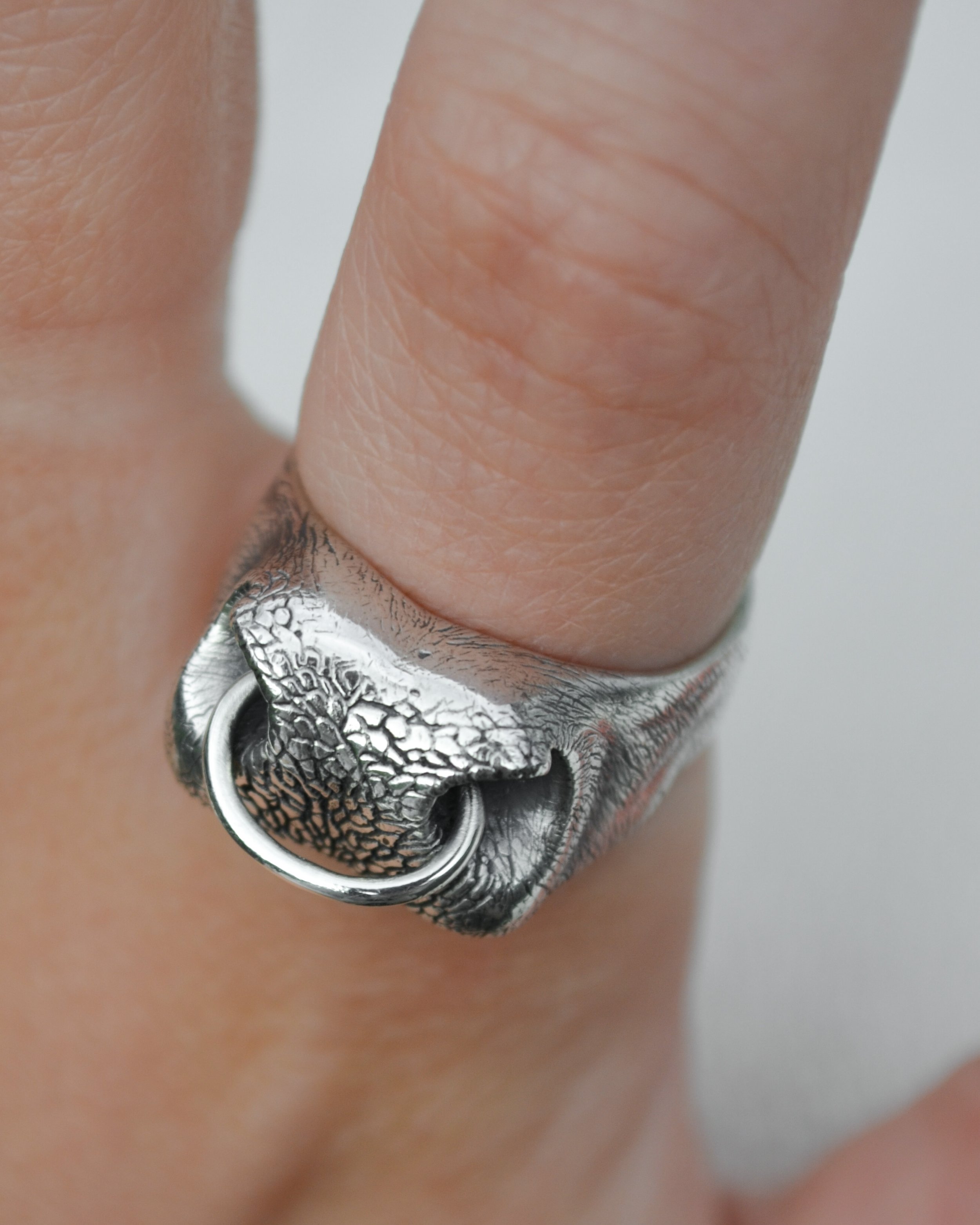 Nickel plated Bull nose ring