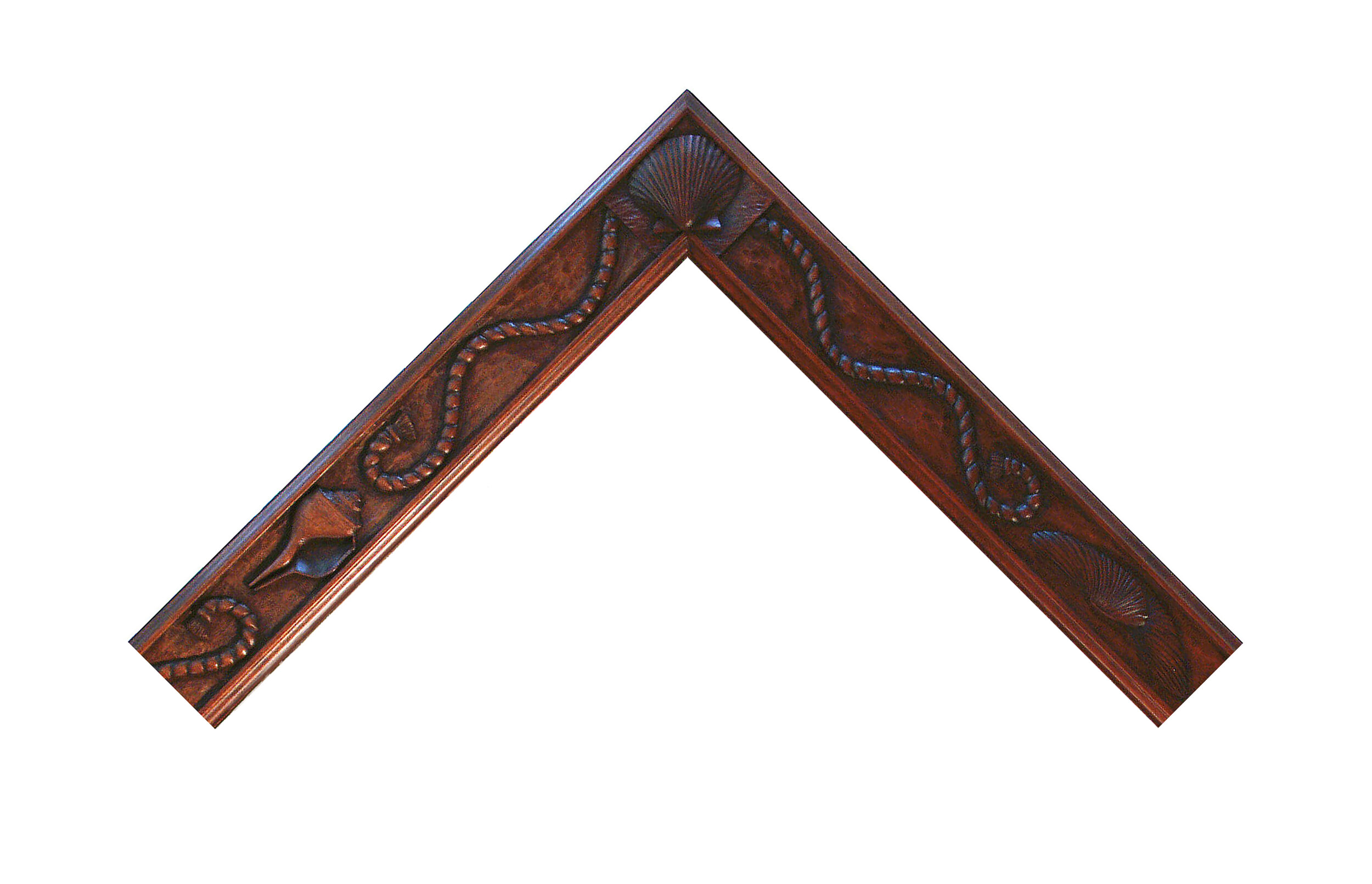"Serpents" hand-carved and varnished