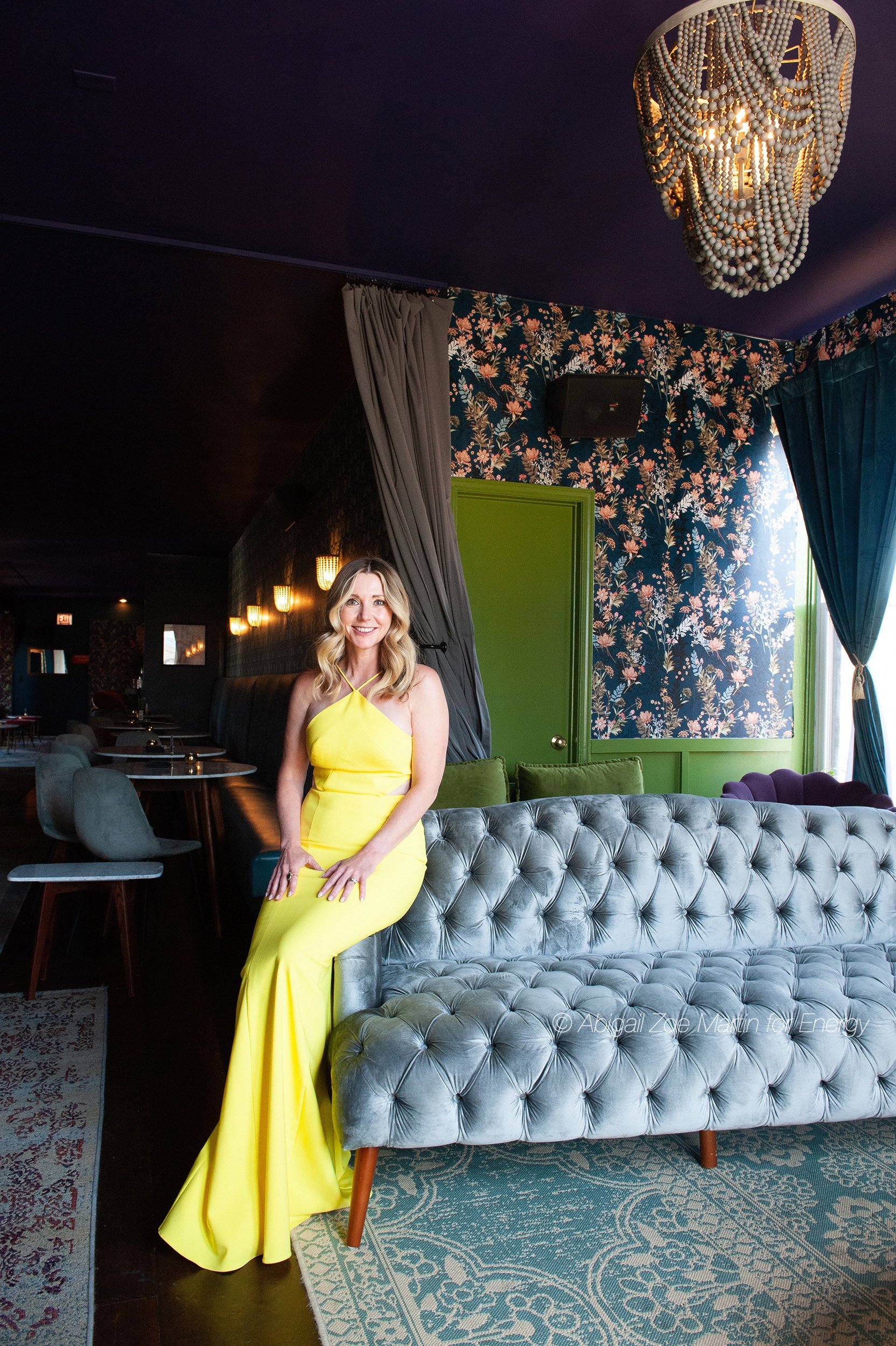 Trisha Woodson - Intuitive tarot card reader, Psychic. Photographed at The Albion Manor, Chicago. 20x30 - $650