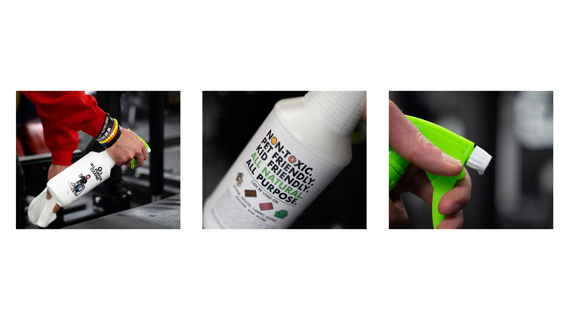 Lifestyle photos of product