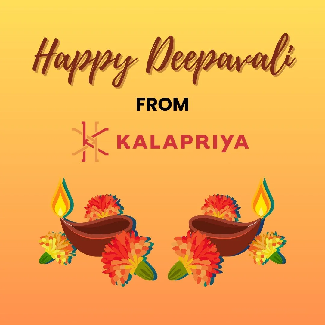 Happy Deepavali (and Halloween) from Kalapriya! Our annual Deepavali celebration on November 9 is officially sold out, but you can still sign up on our website or through Eventbrite to be on our waitlist. If you have already registered, you can purch