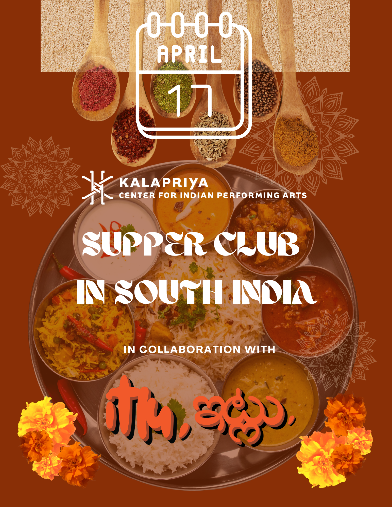 Itlu X Kalapriya: A South Indian Supper Club
