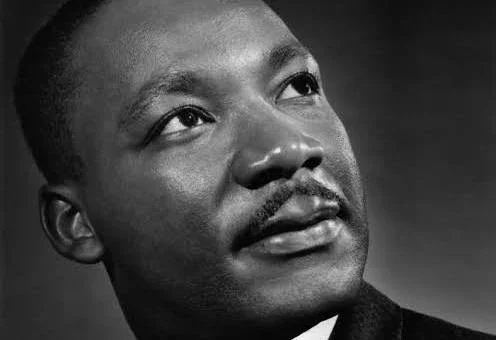  black and white photo of Marin Luther King  by Yousuf Karsh