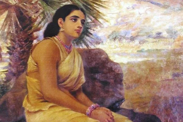sketch of Sita the heroine of the Ramayana