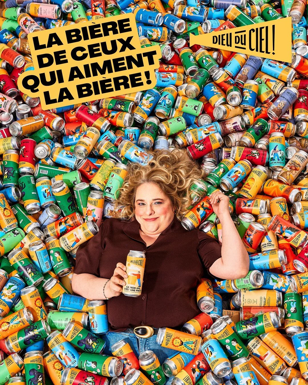 Tellement fier d&rsquo;avoir particip&eacute; &agrave; cette superbe campagne pour @brasseriedieuduciel ☀️ 🍻 
Agency: @nouvelleidee.work 
Mua: @fannymarois.mua 
.
So proud to be part of this amazing campaign for @brasseriedieuduciel 
#beer #advertis