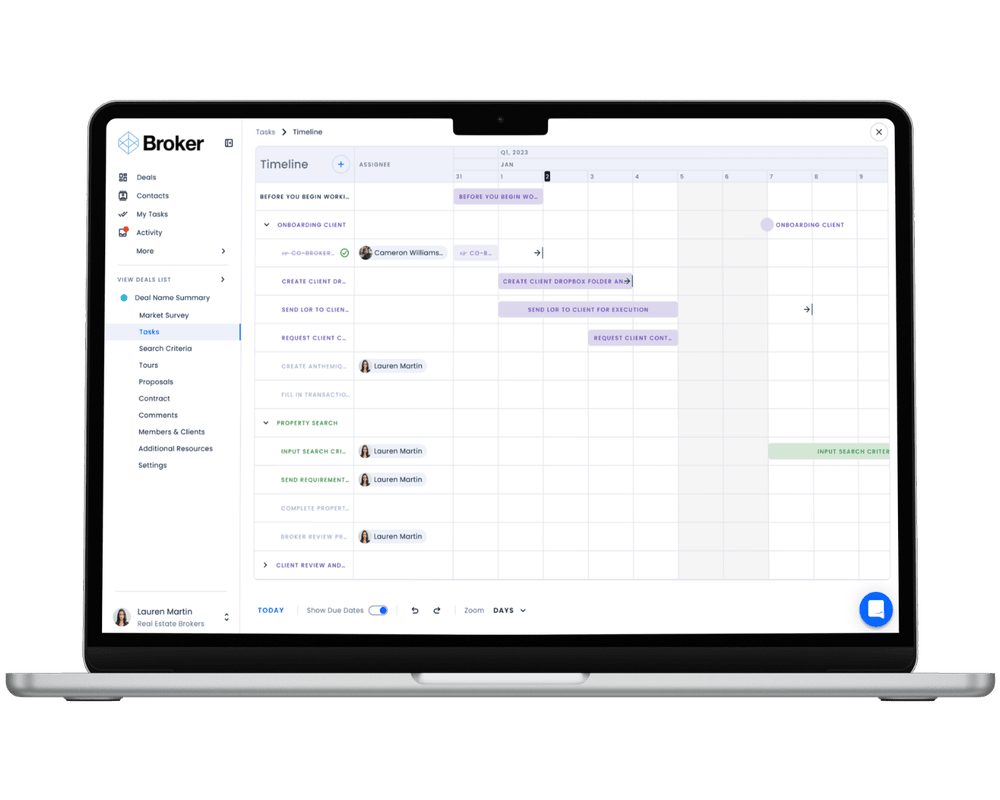Project and Tasks Management App For Commercial Real Estate | Tenant ...