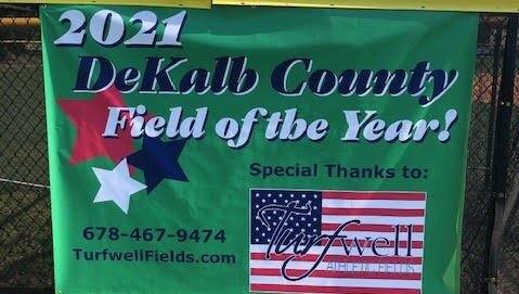 Lakeside wins the 2021 DeKalb County Field of the Year Award!