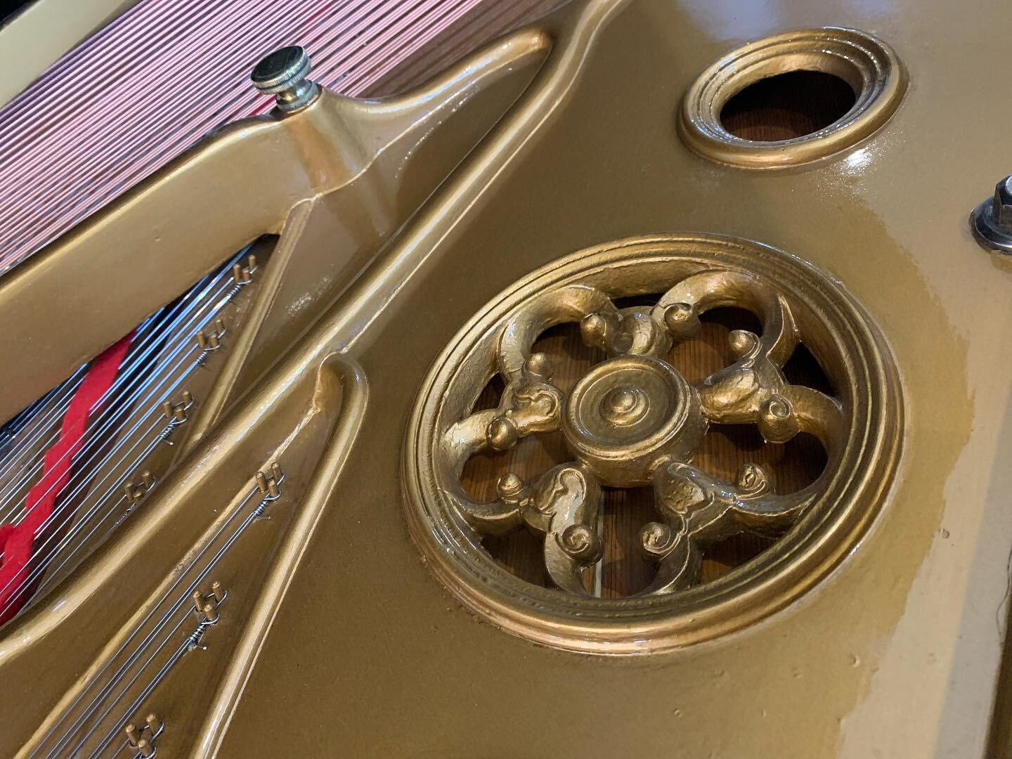 Picture perfect interior detail of a stunning #ChickeringAndSonsPiano. 
#babygrandpianosforsale #chickering #chickeringpiano #chickeringandsons