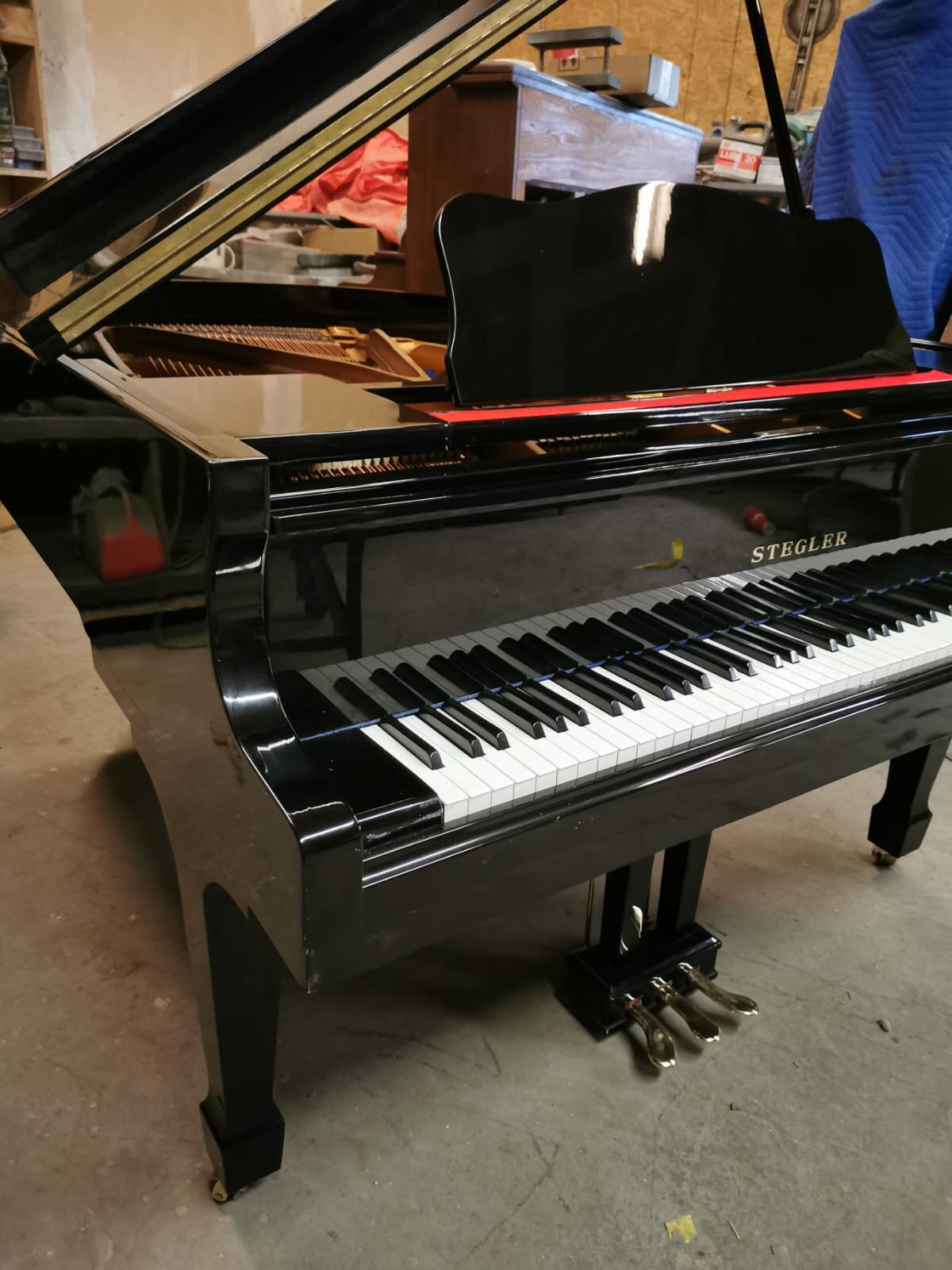 Stegler baby grand piano for sale .jpg