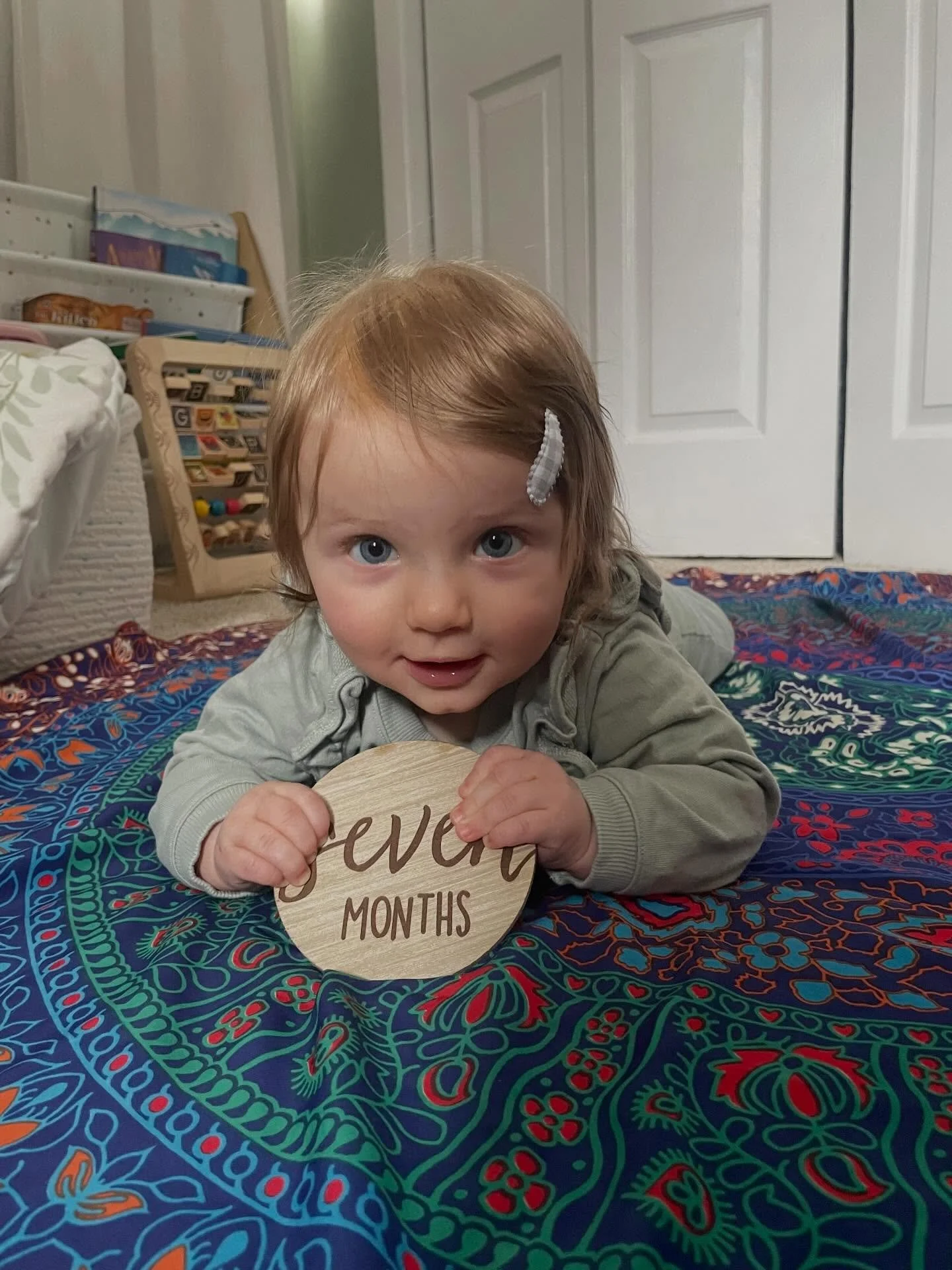 Seven months?!? 🥰