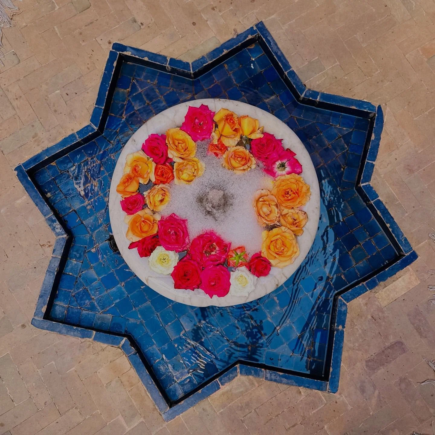 Marrakesh - the red city.
There are so many things to say about this amazing place. But what stuck me most - there and throughout - is the eight pointed star.

Made up of two simple squares overlapping that symbolize - balance&hellip;cosmic order&hel