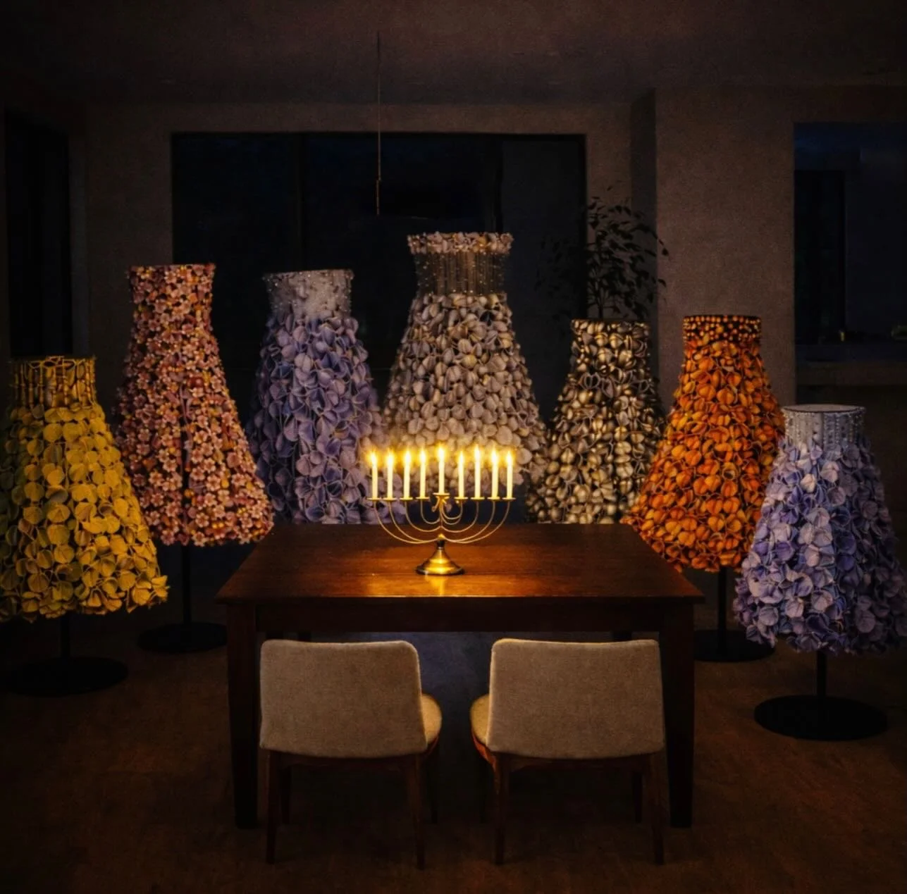 In this AI-imagined scene&hellip;and on the eighth night - the three sisters gathered with their daughters who carried more questions than answers.

In the light of the burning candles&hellip;their stories were shared. Of survival. Of Resilience. Of 