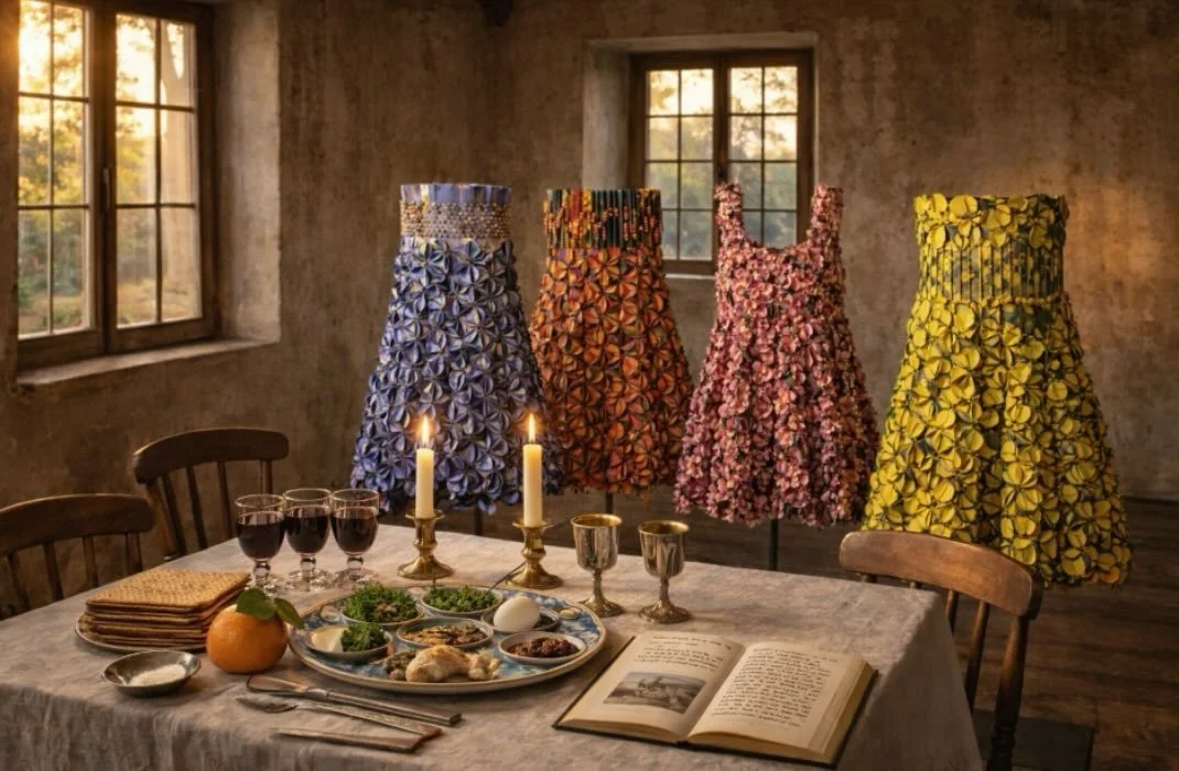 At Passover - we ask the four questions. Often - they are asked by the youngest voice at the table - clear, curious and full of wonder.

But - these questions belong to all of us. They live in memory. They live in the body. They live in the stories w