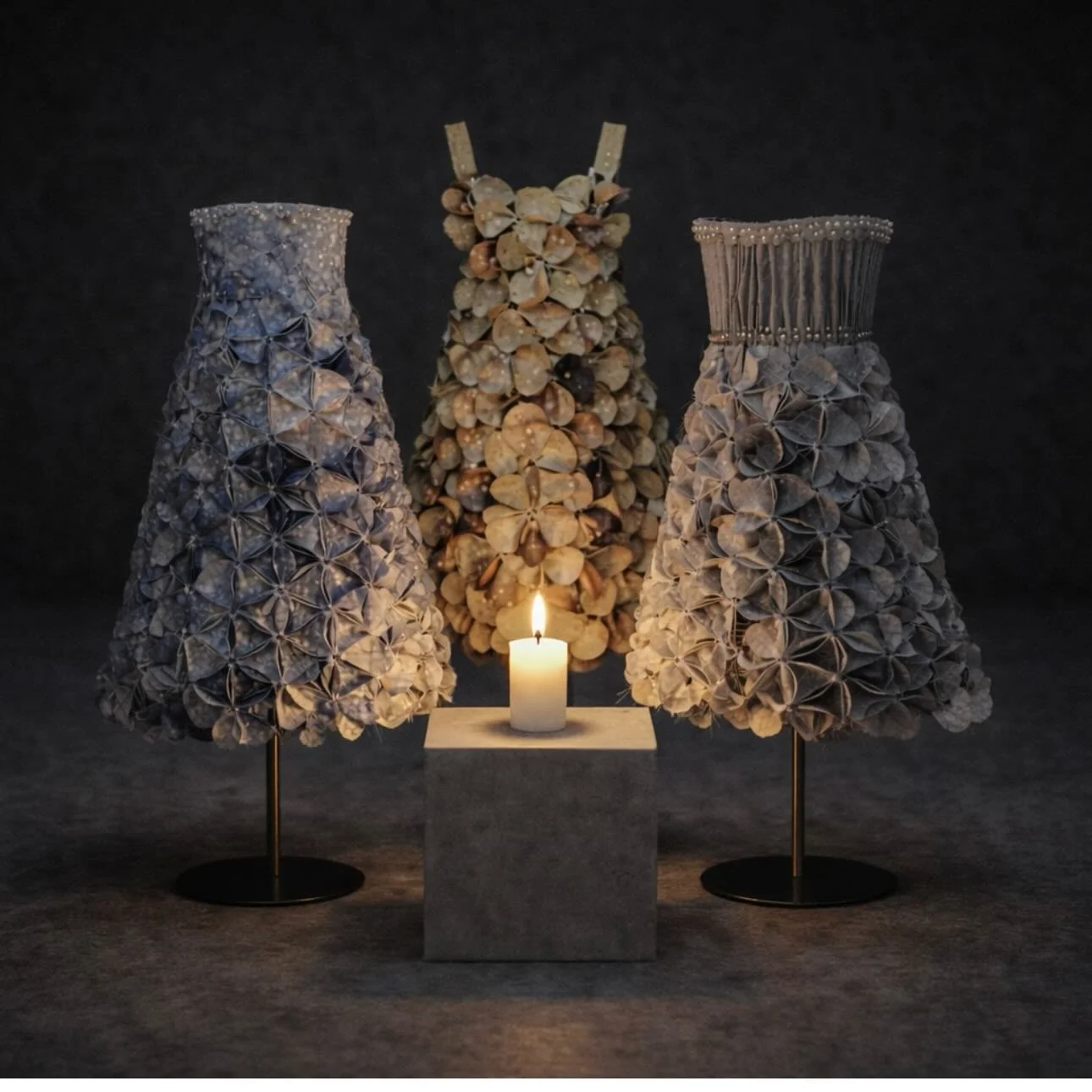 Three sisters. One candle.

I imagine them together - three Holocaust survivors - gathered together.
Today - on Yom Hashoah - we sit in quiet reflection remembering the six million who perished.

In honor. In memory. In love.

#papersculpture #shvest