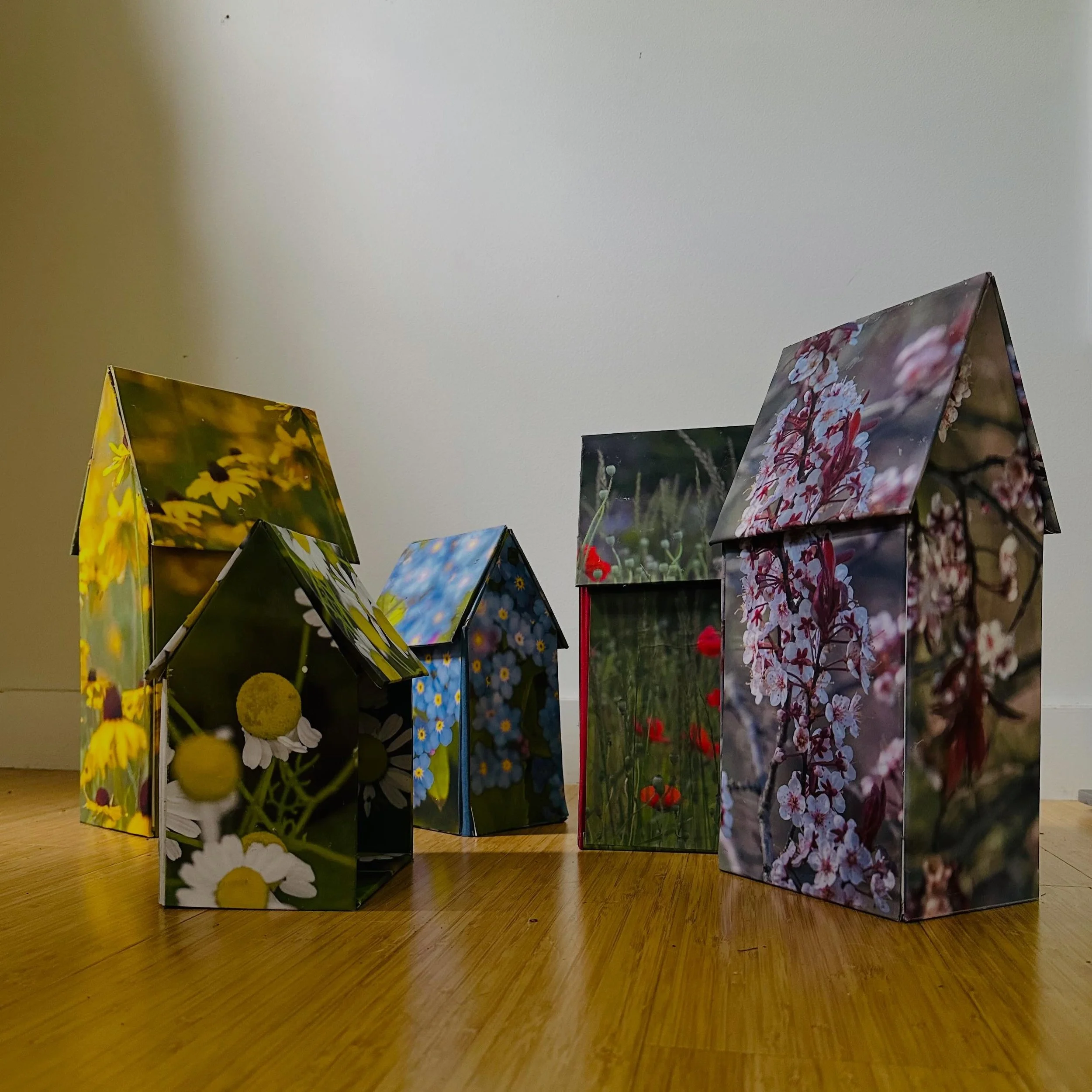 I began - thinking that I was creating houses as vessels that carry and hold our stories&hellip;our love&hellip;our present day and our past. I believed the houses to represent permanence&hellip;while the ephemeral garden comes and goes.

My hands wo