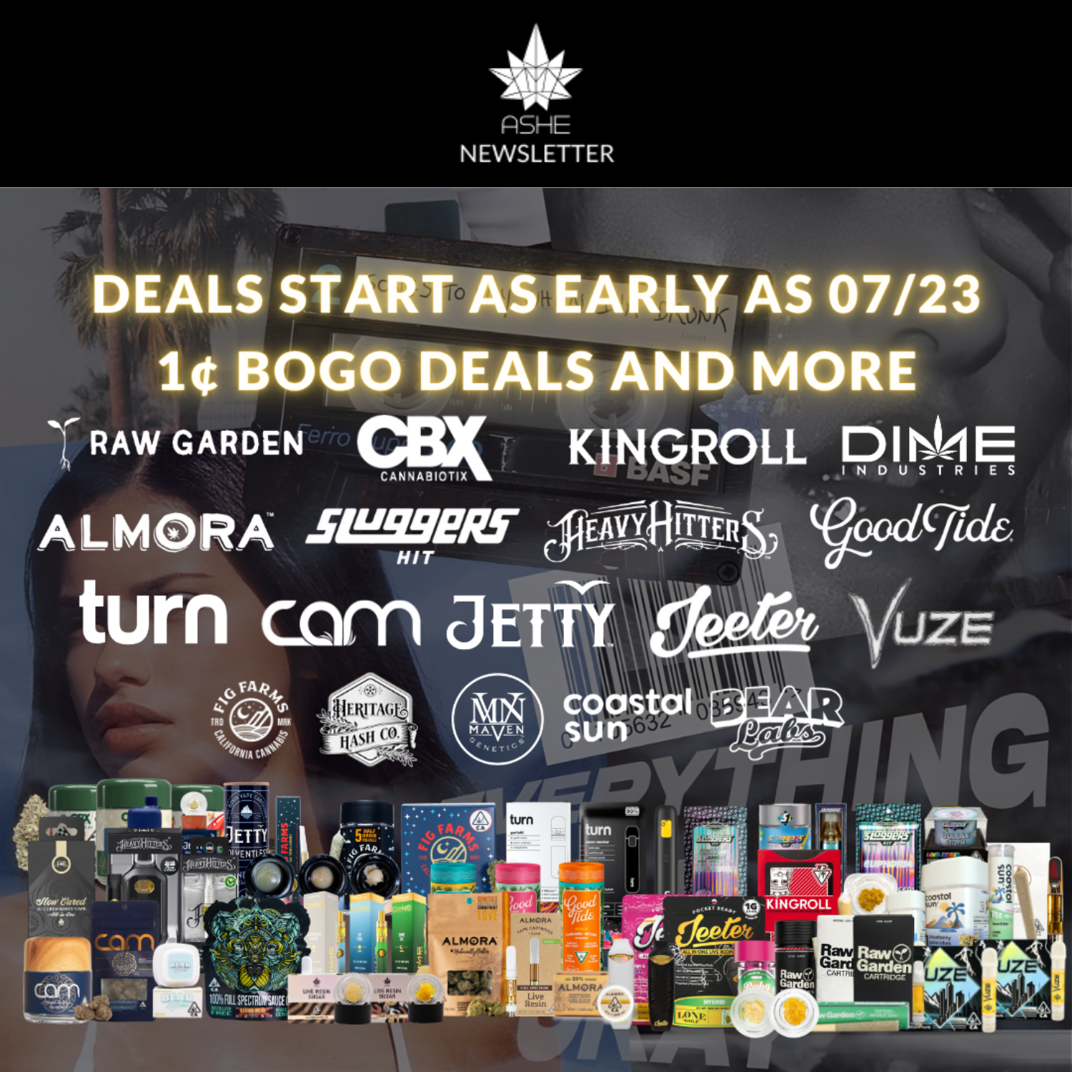 West Coast flavor starts here with Heavy Hitters, premium picks, and more.