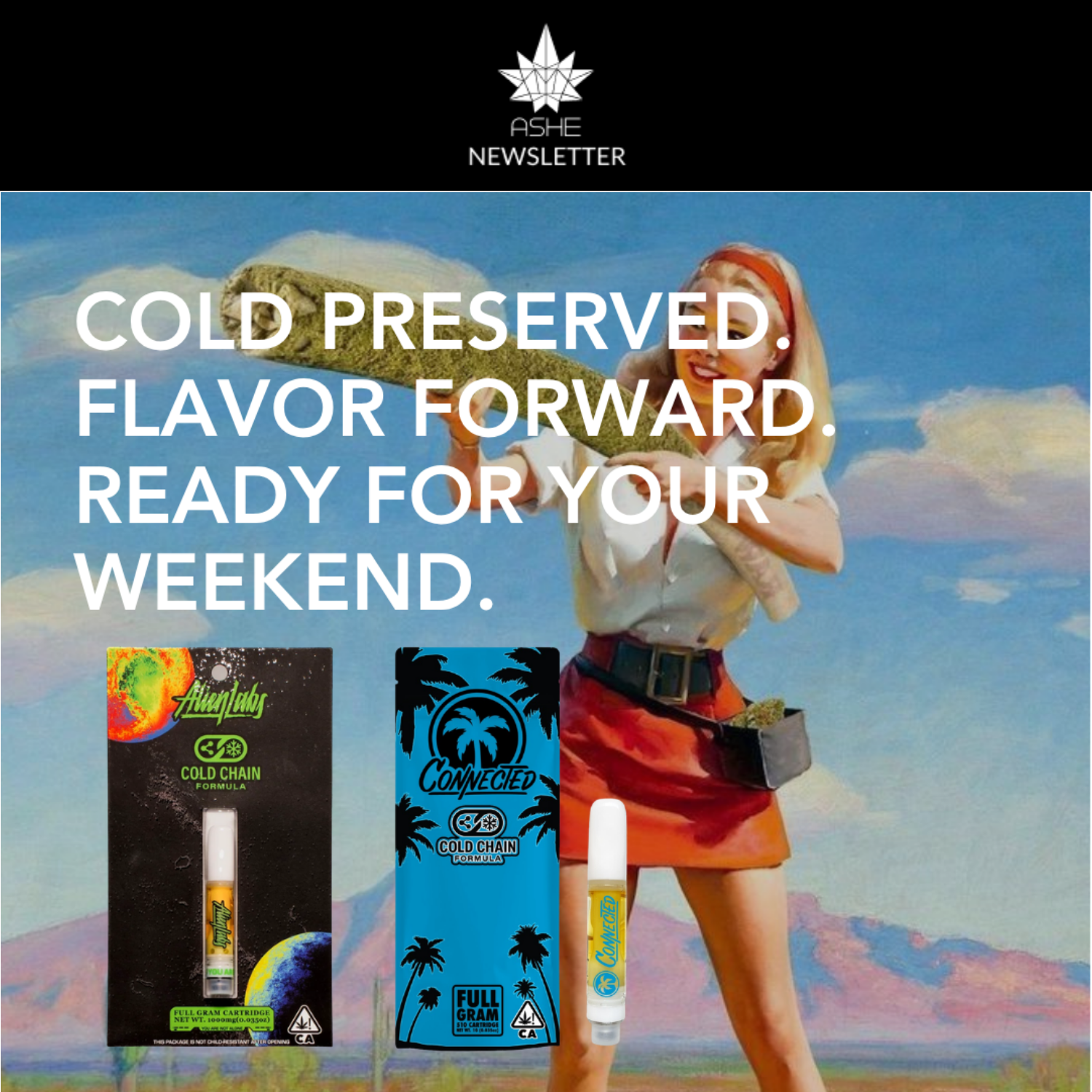 Sub-zero extraction, full-bodied flavor, and your favorite genetics in a cart.