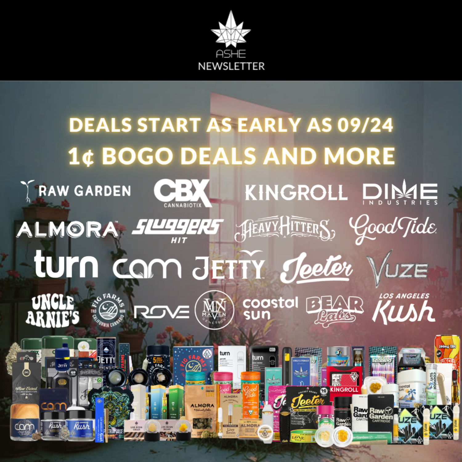 Let the week drift away with deals from your favorite brands.
