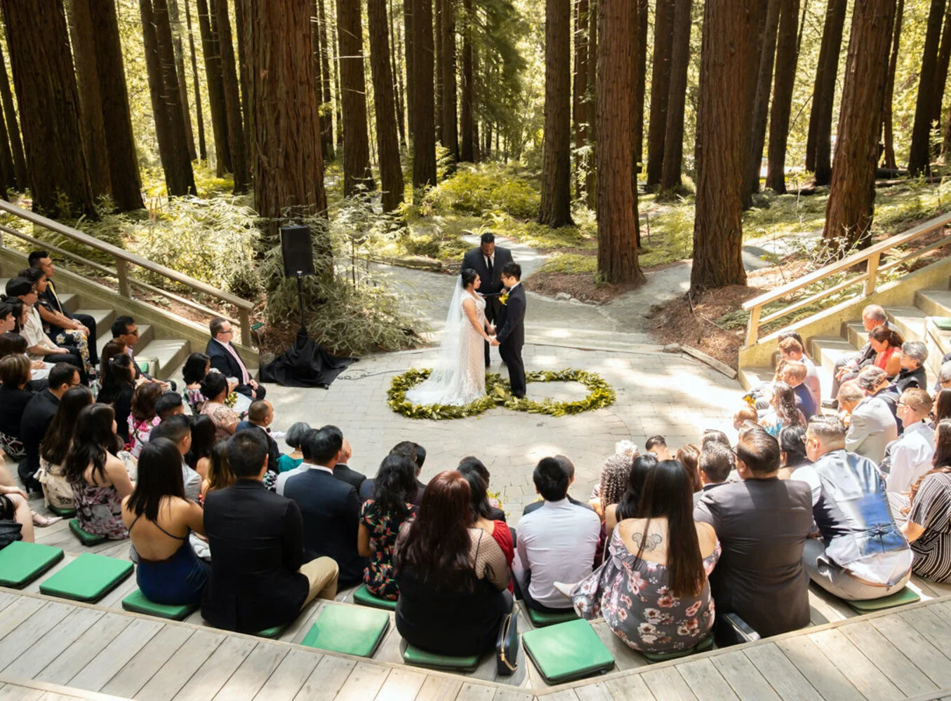Outdoor ceremony, Berkeley, California