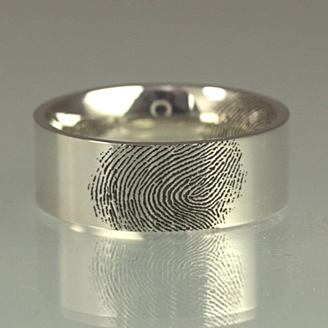 Fingerprint Engraving Service Jewellery Engraving — Laser Engraving