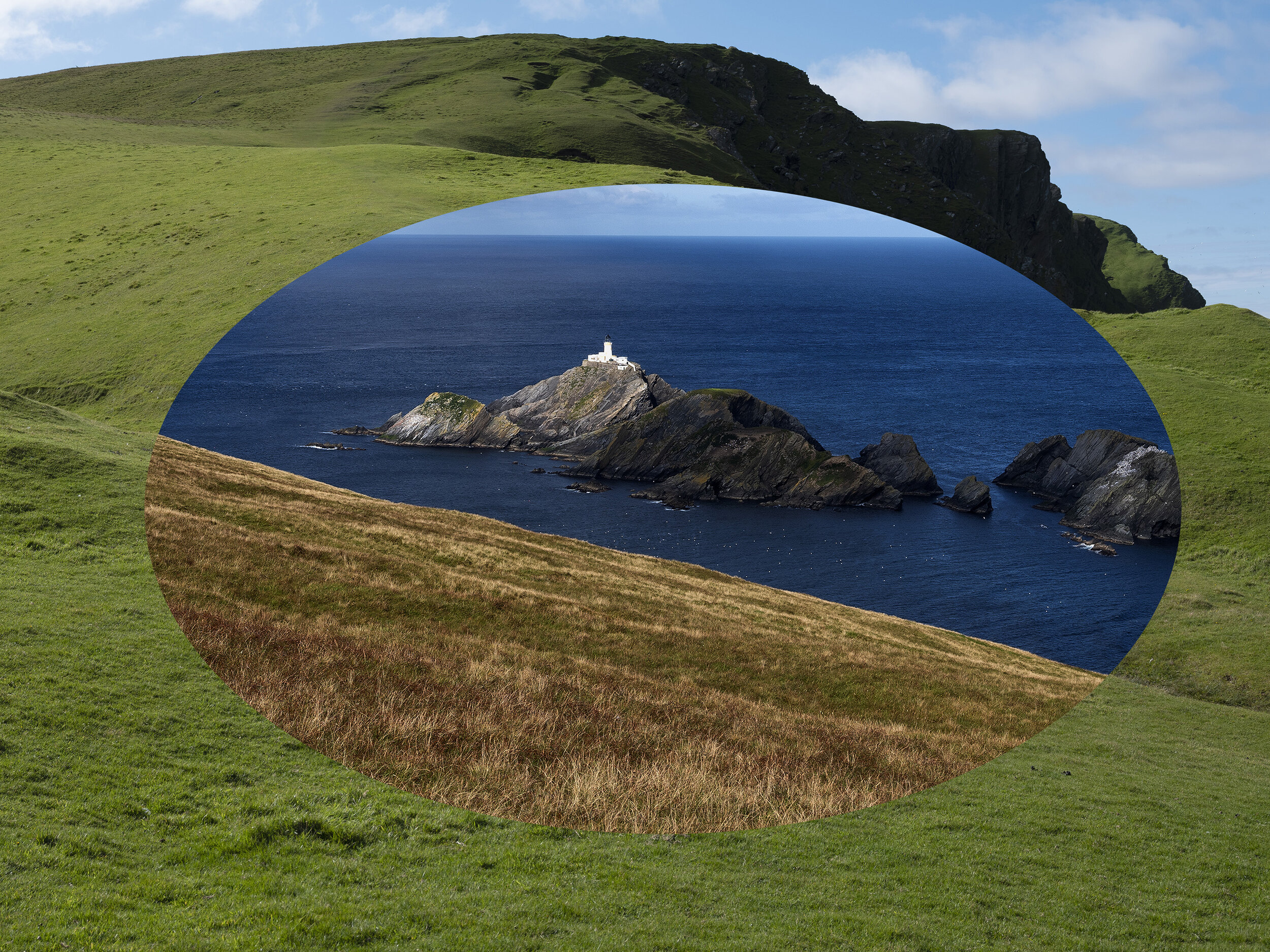 Muckleflugga, 2020, ultrachrome ink on rag paper, 50 × 37.5 cm.