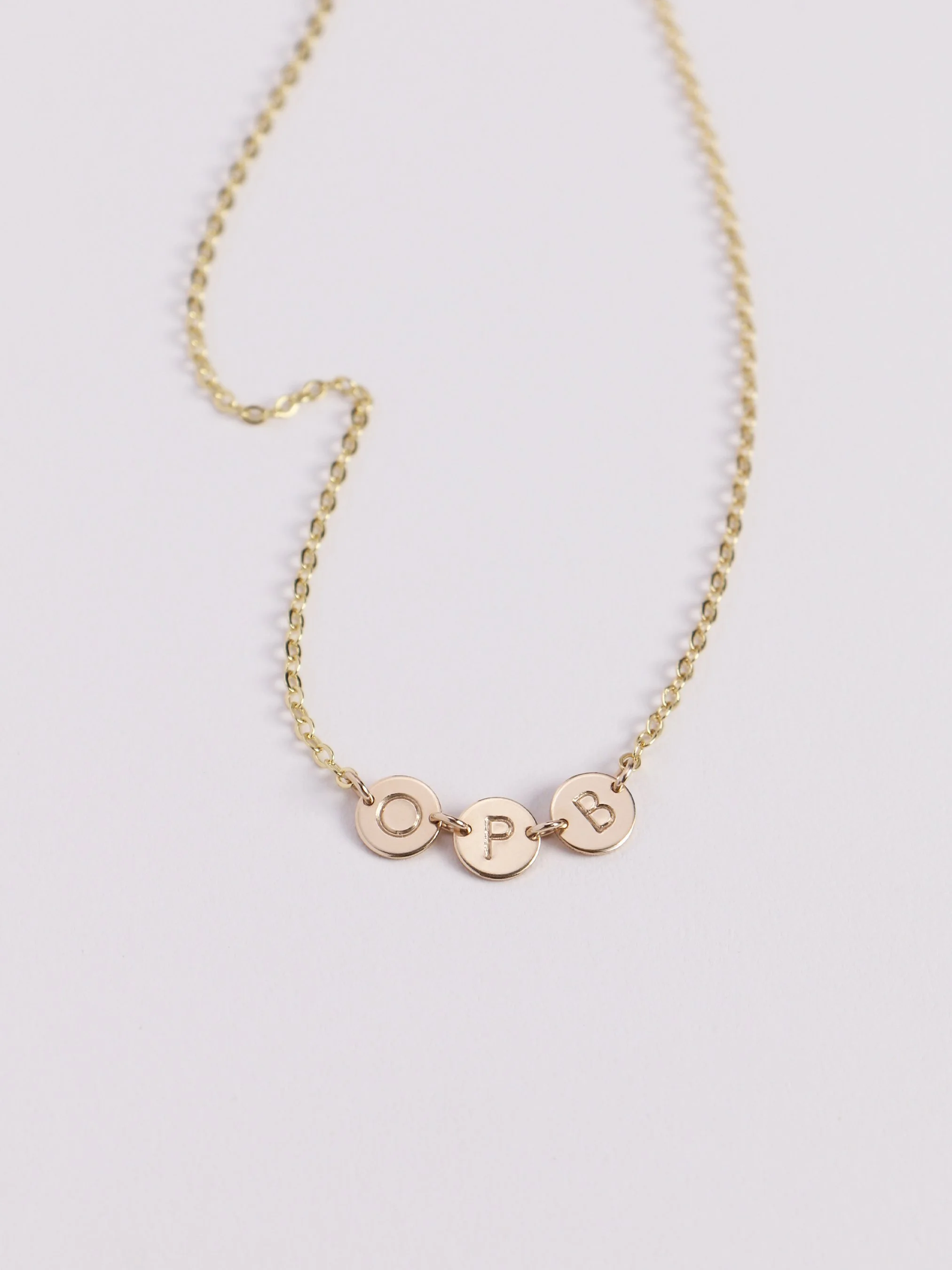 6MM Disc Necklace N207A