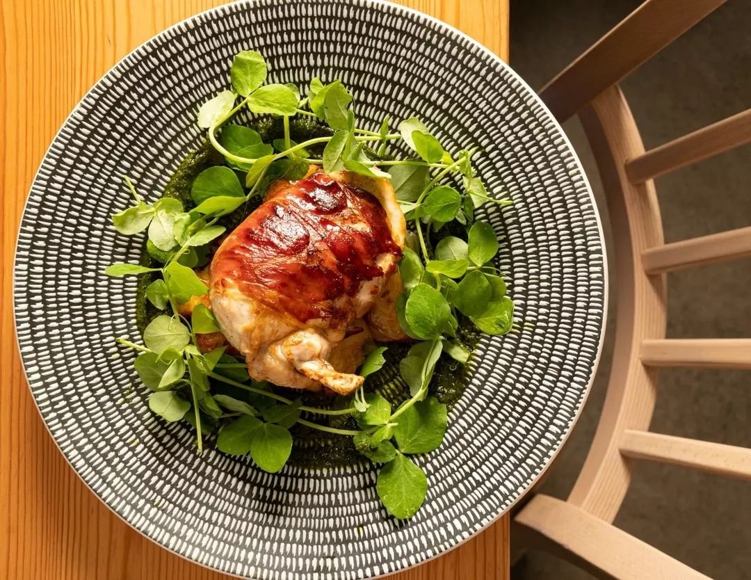 Prosciutto-wrapped chicken supreme, butter bean, chats &amp; green sauce - available on our &agrave; la carte menu and as part of the Locals' Night selection&nbsp;✨

Locals' Night dinner are every Tuesday &amp; Wednesday and include 2 courses for $50