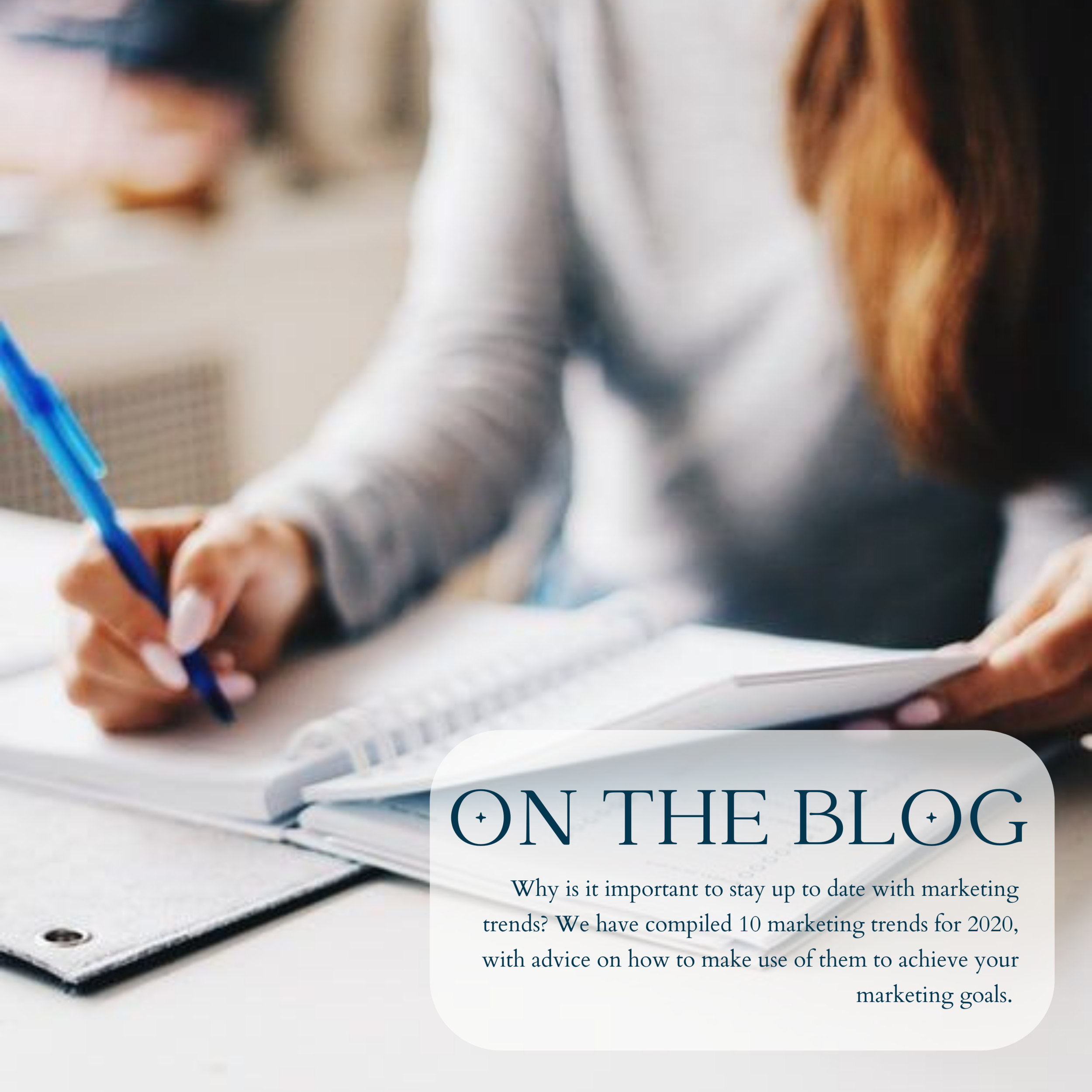 Why is it important to stay up to date with marketing trends?