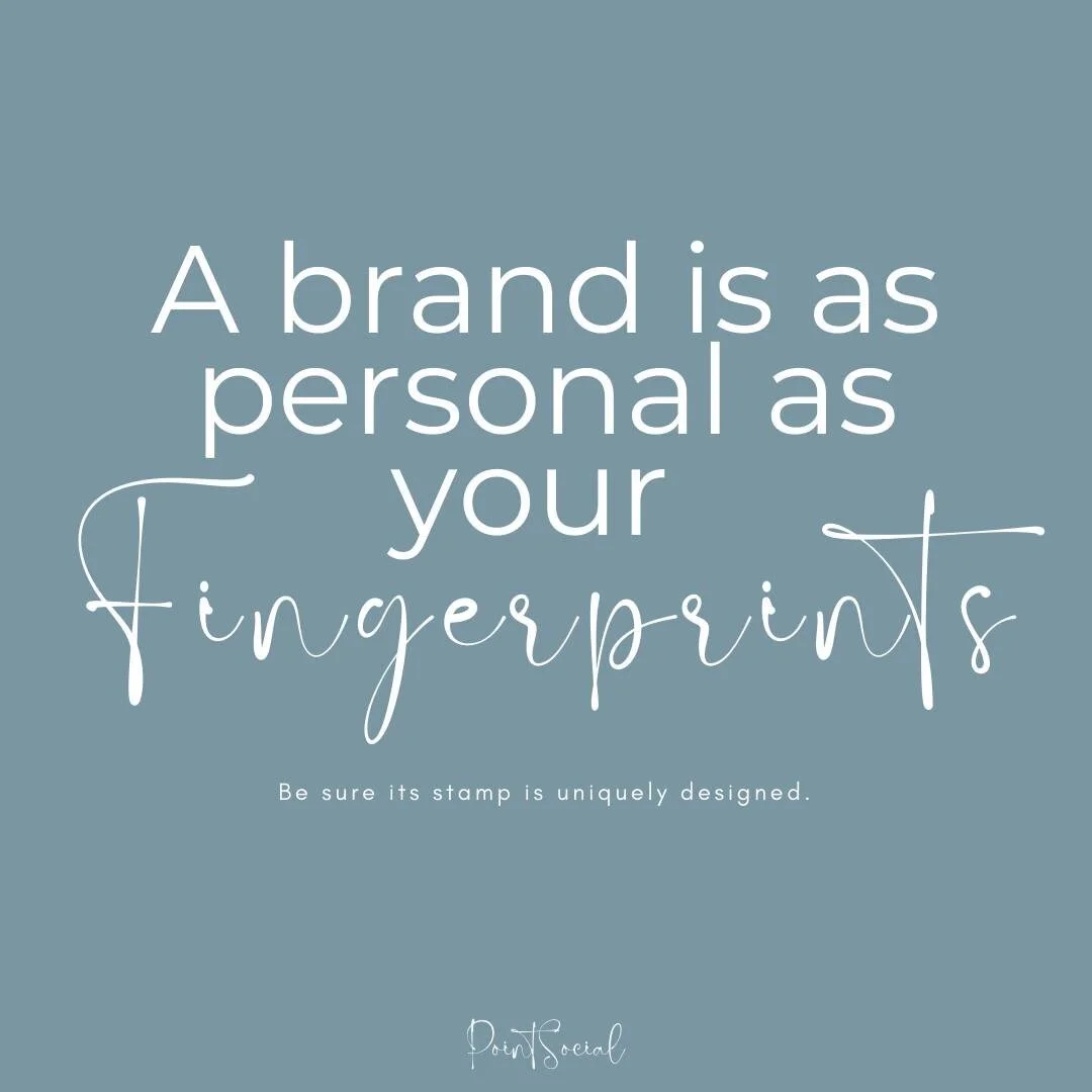 A brand is as personal as your fingerprints. 
Be sure its stamp is uniquely designed! 

Color palette, typography, logos and photos are all parts of your brand's foundation and they are all important. Your brand is personal, unique and should reflect