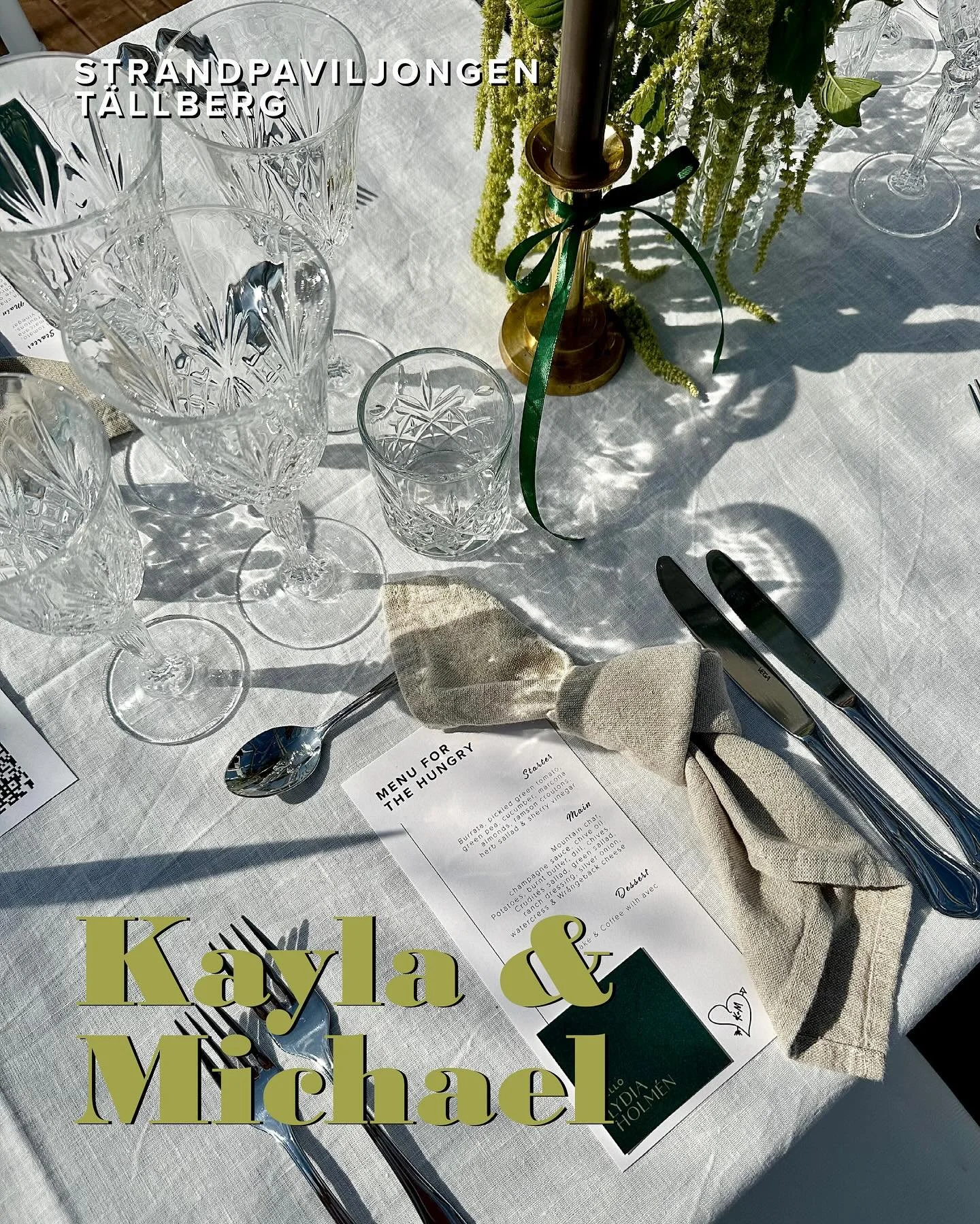 KAYLA &amp; MICHAEL 🔥

P&aring; sommarens hetaste dag bj&ouml;d Siljans strand upp till medelhavsk&auml;nsla n&auml;r makarna Lind bj&ouml;d p&aring; en hejdundrande middag som &ouml;vergick till storfest i r&ouml;dhet nattklubbsanda.

Vi levererade