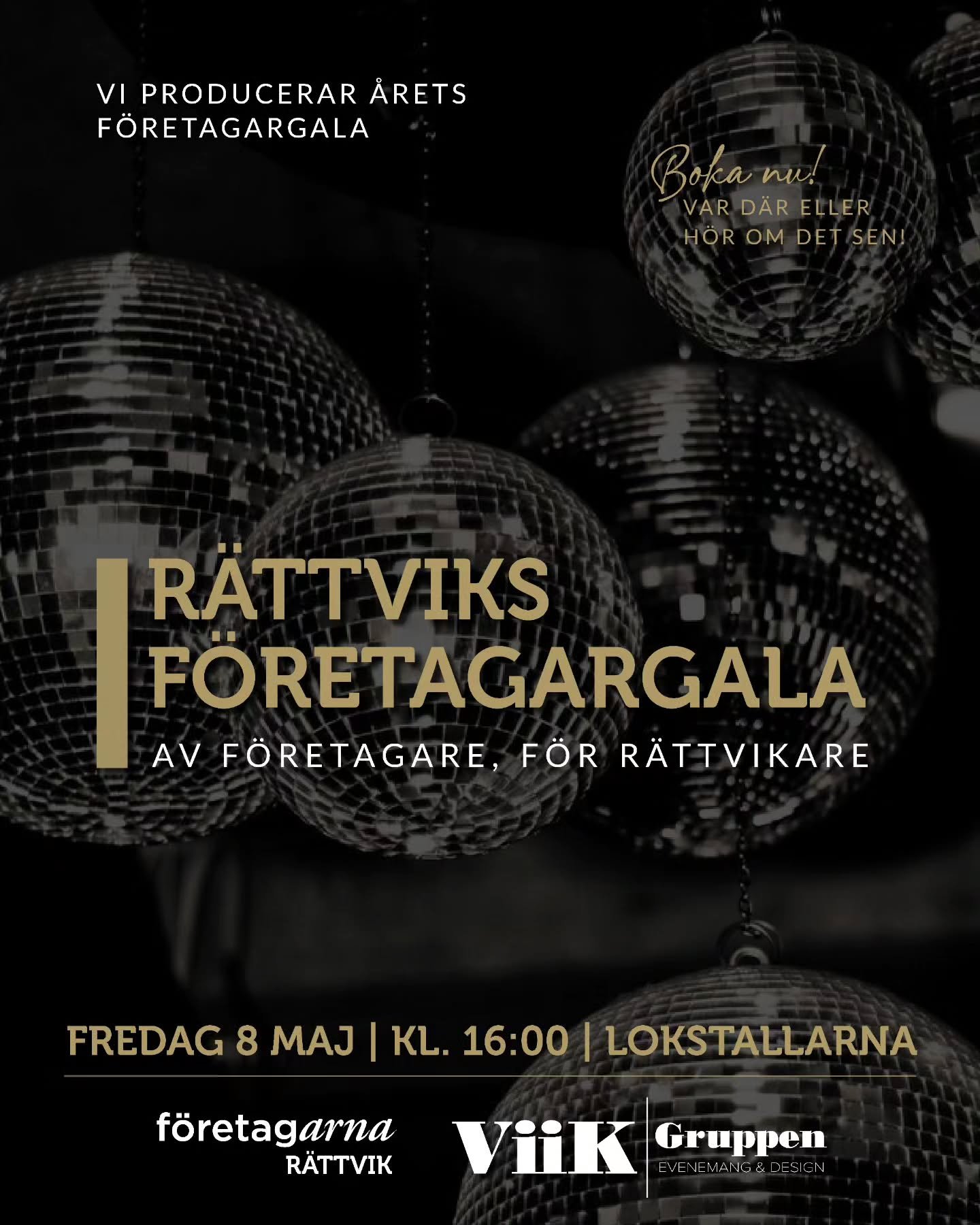 FR&Aring;N ID&Eacute; TILL GENOMF&Ouml;RANDE🎬 

Vi i Viikgruppen st&aring;r bakom produktionen av R&auml;ttviks nya F&ouml;retagargala tillsammans med @foretagarnarattvik d&auml;r lokalt f&ouml;retagande st&aring;r i centrum. 

Vi &auml;lskar att ta