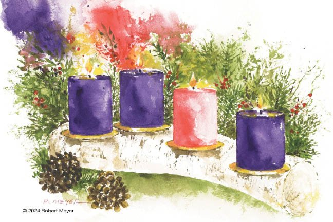 Crowne Vault holiday advent artwork by artist Robert Meyer