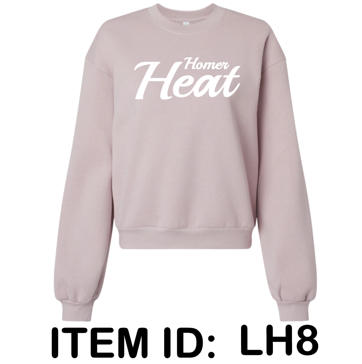 $45 American Apparel - Women's ReFlex Fleece Crewneck Sweatshirt - RF494 Color Shown:  Blush 
  Spec Sheet  📏