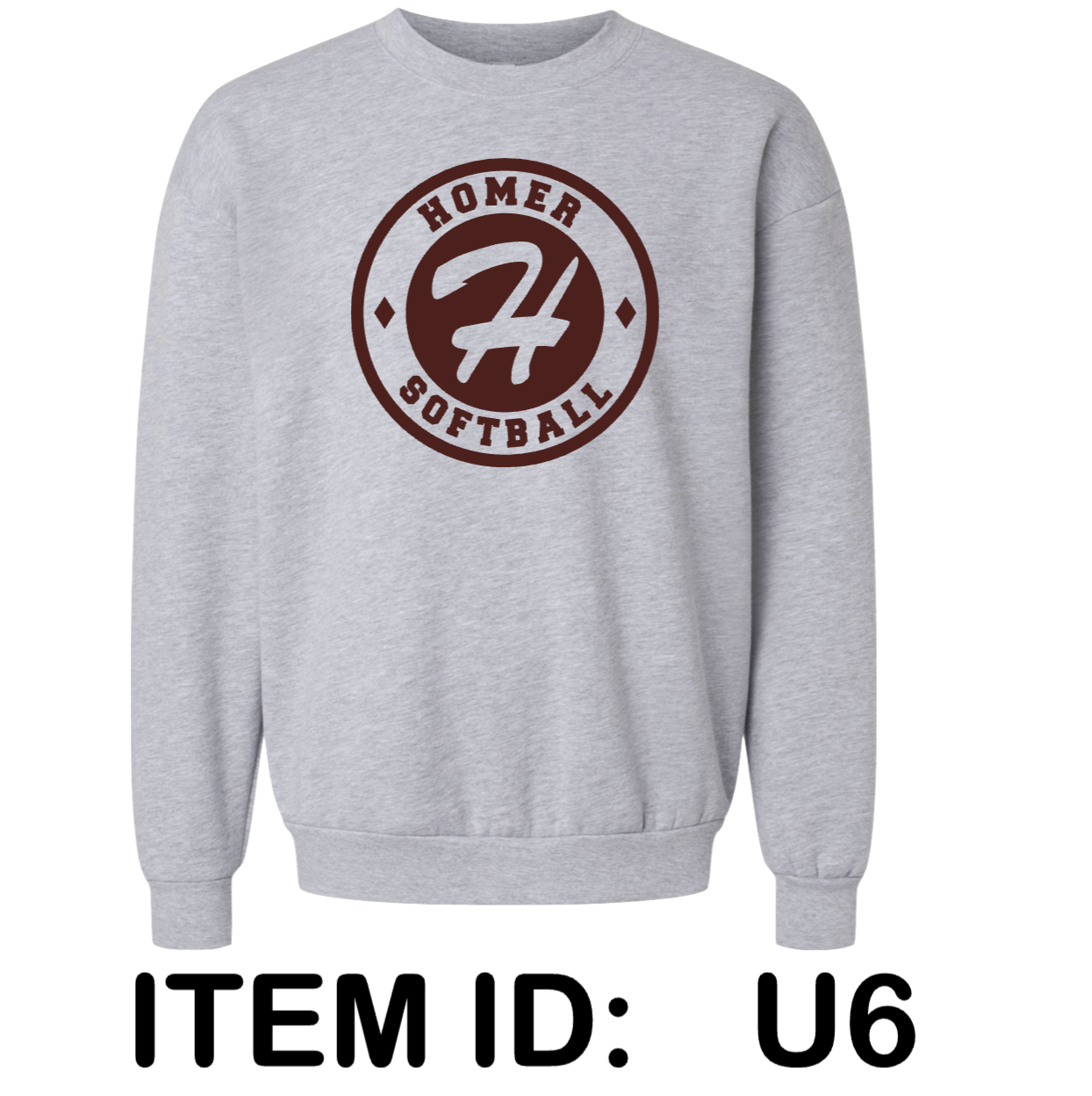 $40 American Apparel - Unisex ReFlex Fleece Crewneck Sweatshirt - RF496 Color Shown:  Heather Grey 
  Spec Sheet  📏