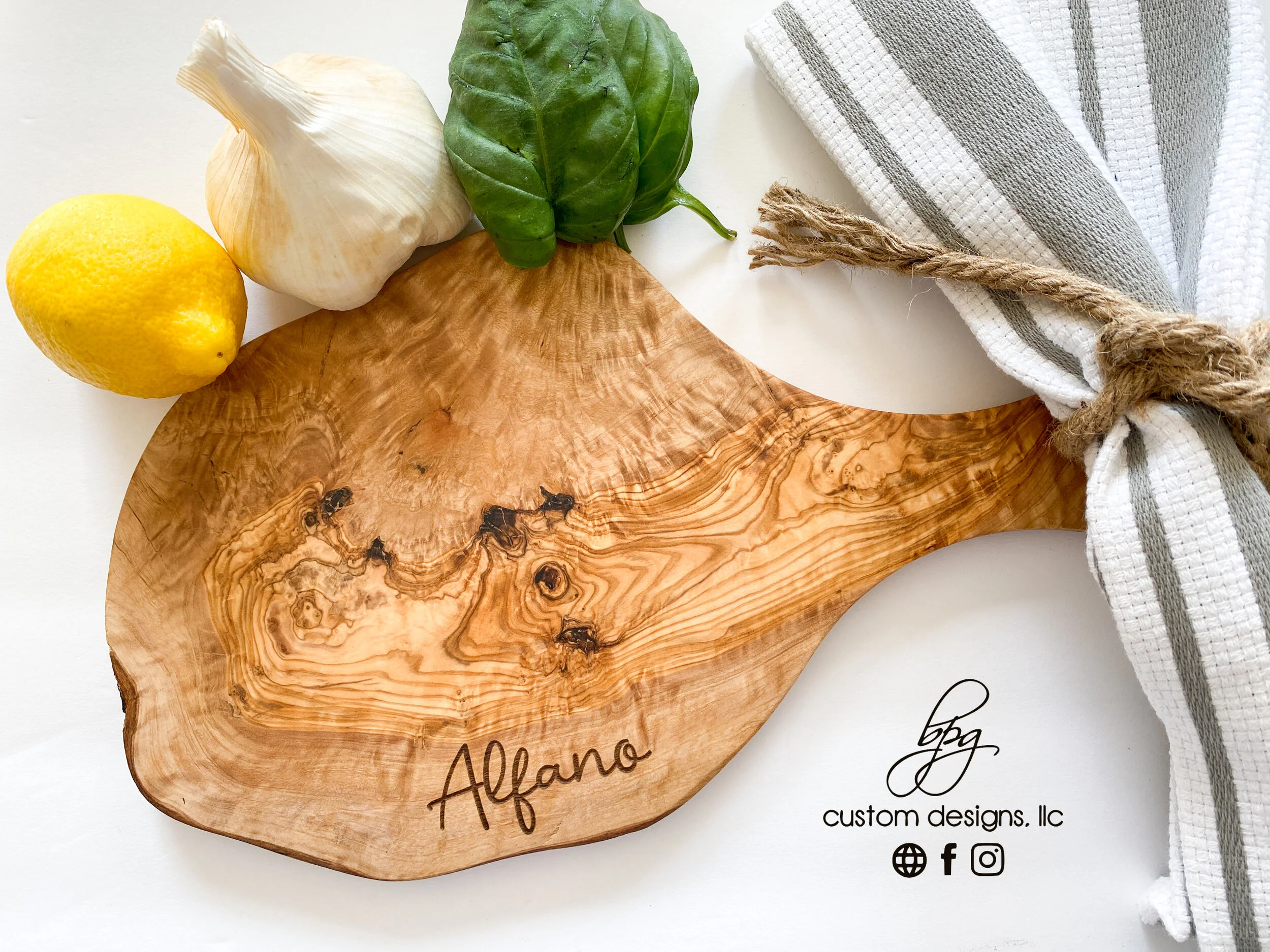 Olive Wood Paddle Board.