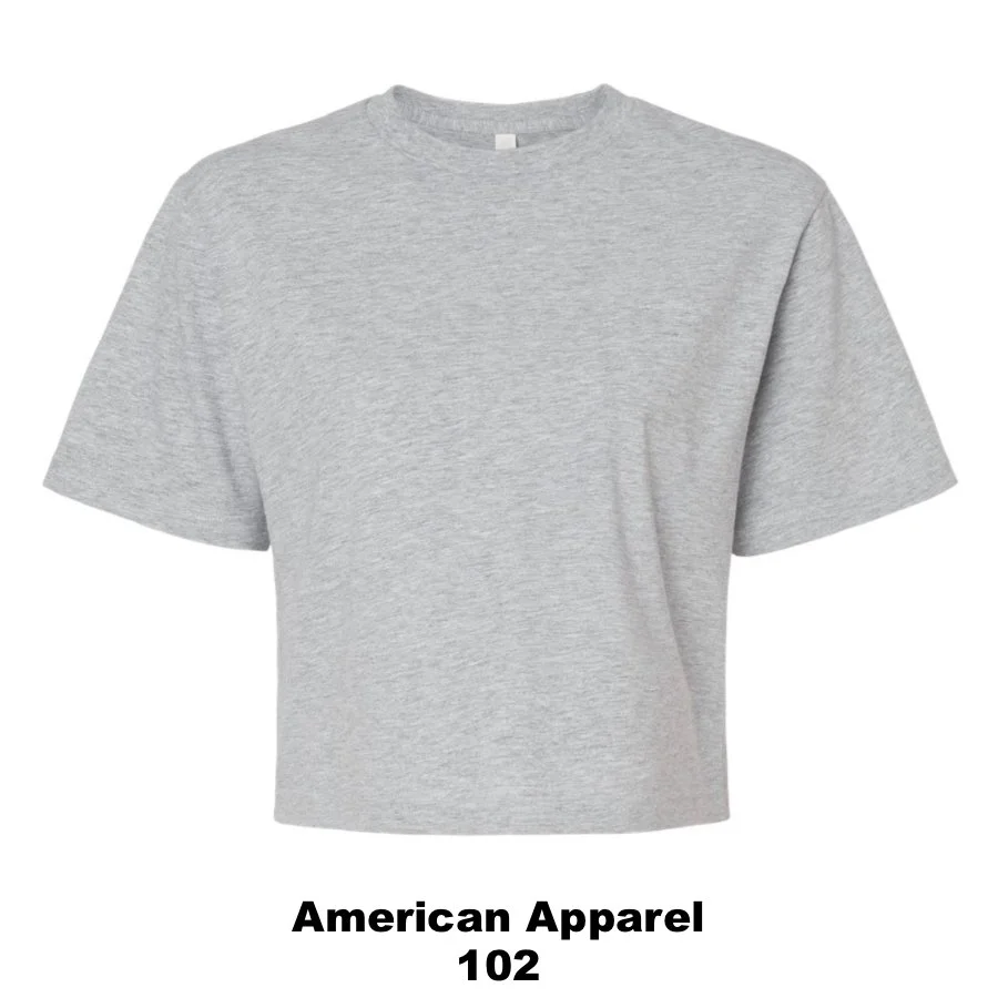 $21 Women's Fine Jersey Boxy Tee Color Shown:  Heather Grey 
  Spec Sheet  📏