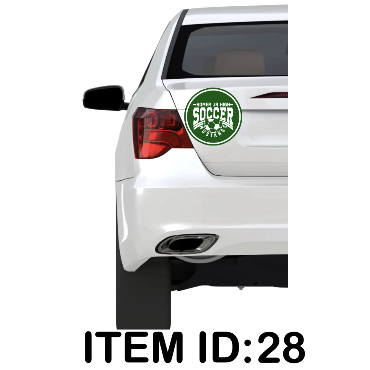 $15 Vehicle Bumper Magnet.  5"