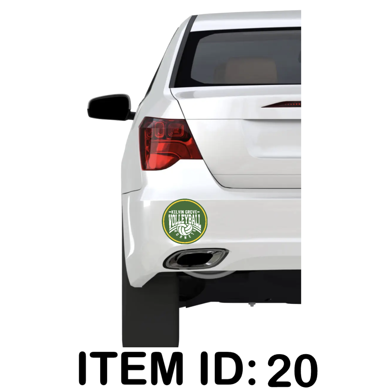 $15 - 5" Vehicle Bumper Magnet