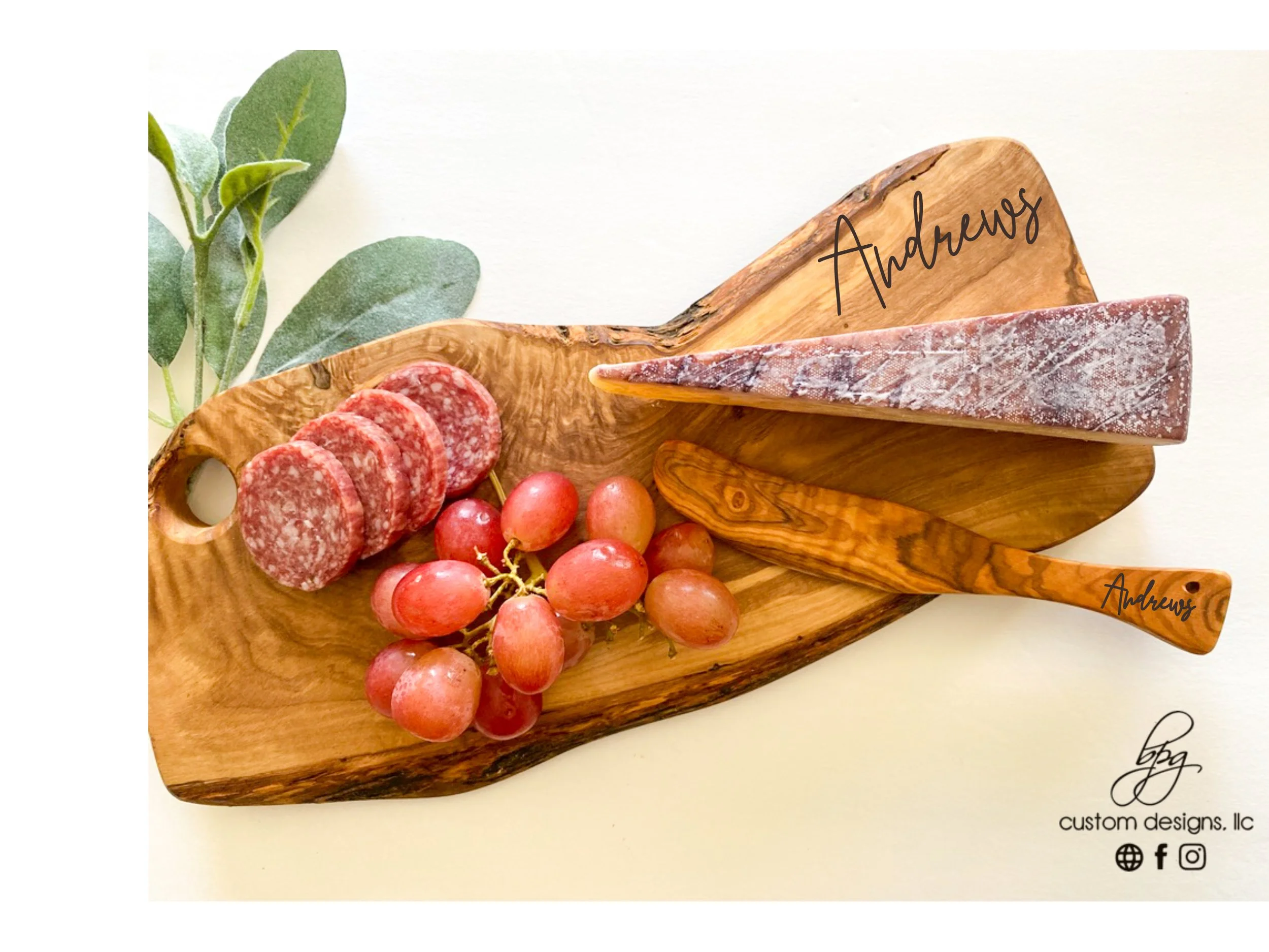 Living Edge Olive Wood Board