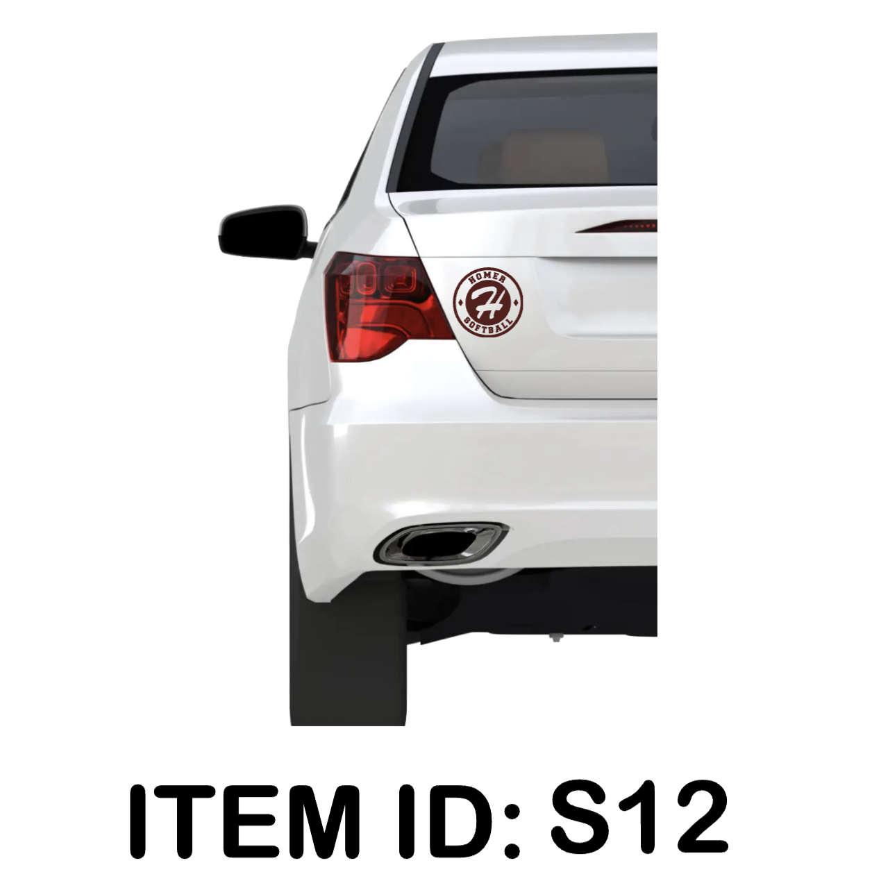 $15 Vehicle Bumper Magnet.  5"