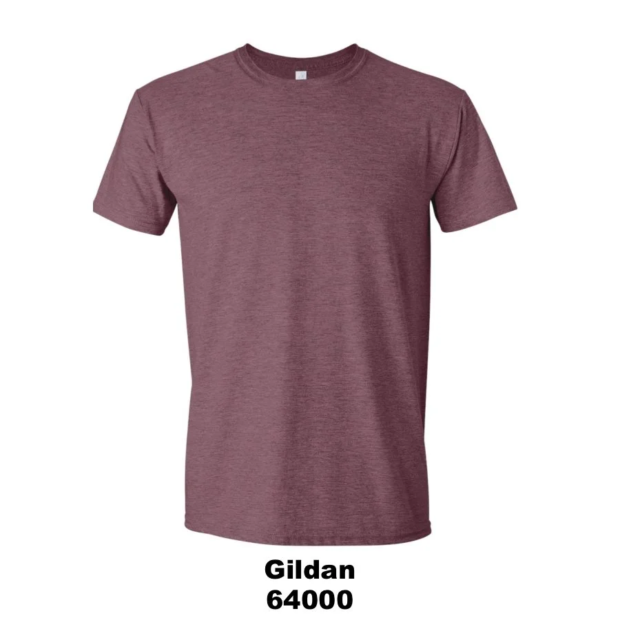 $19 Unisex Softstyle® T-Shirt Color Shown:  Heather Maroon 
  Spec Sheet  📏