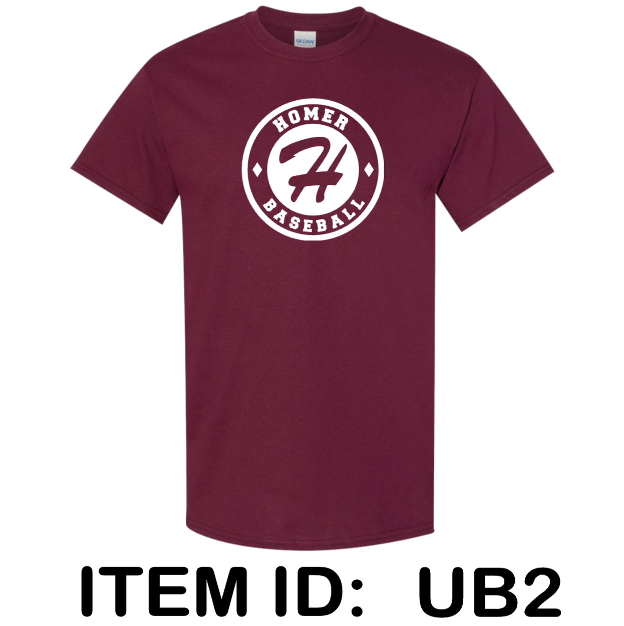 $19  Gildan - Unisex Heavy Cotton™ T-Shirt - 5000 Color Shown:  Maroon 
  Spec Sheet  📏