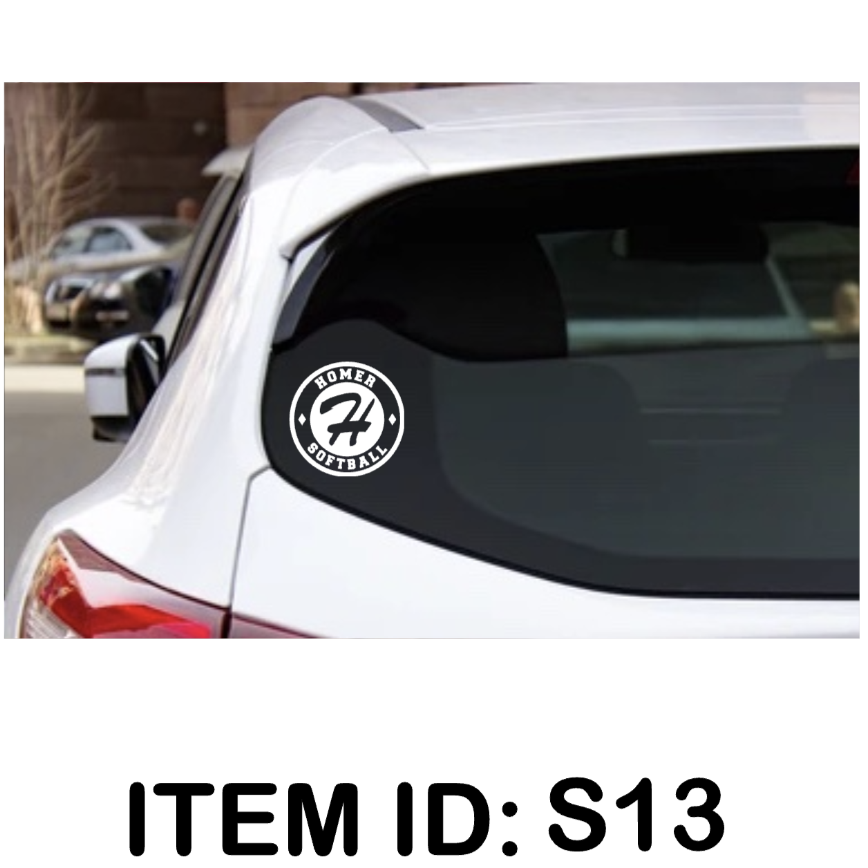 $15 Vehicle Window Decal.  5"