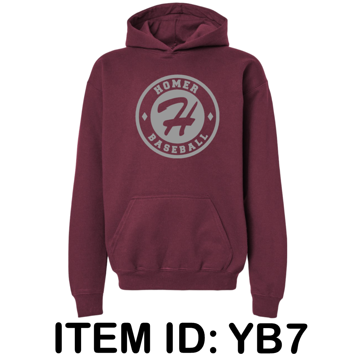 $40  Gildan - Youth Softstyle® Midweight Hooded Sweatshirt - SF500B  Color Shown:  Maroon 
  Spec Sheet  📏