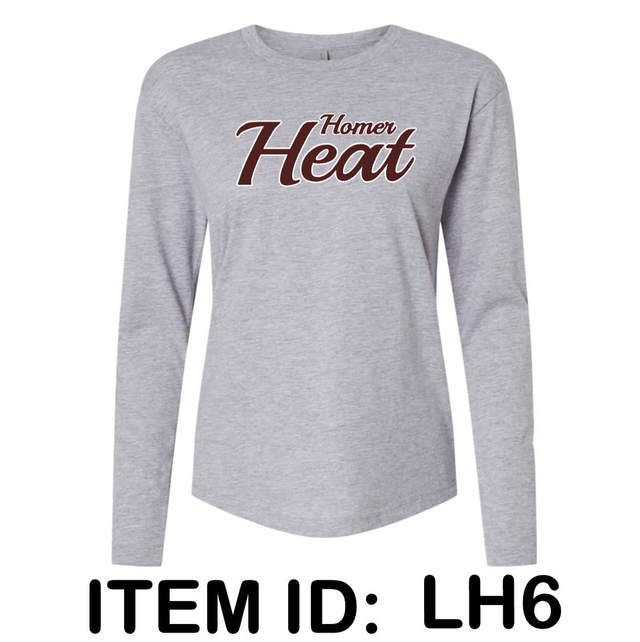 $23 Next Level - Women's Cotton Relaxed Long Sleeve T-Shirt - 3911 Color Shown:  Heather Grey 
  Spec Sheet  📏