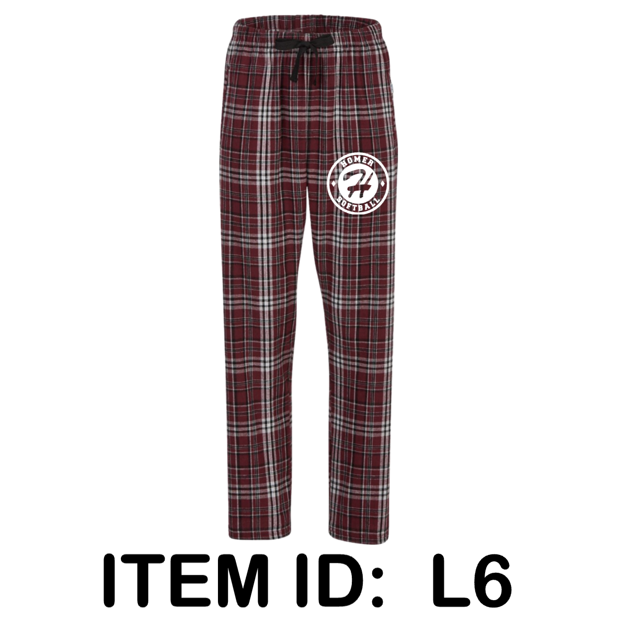 $40 Boxercraft - Women's Haley Flannel Pants - BW6620 Color Shown:  Maroon Plaid 
  Spec Sheet  📏