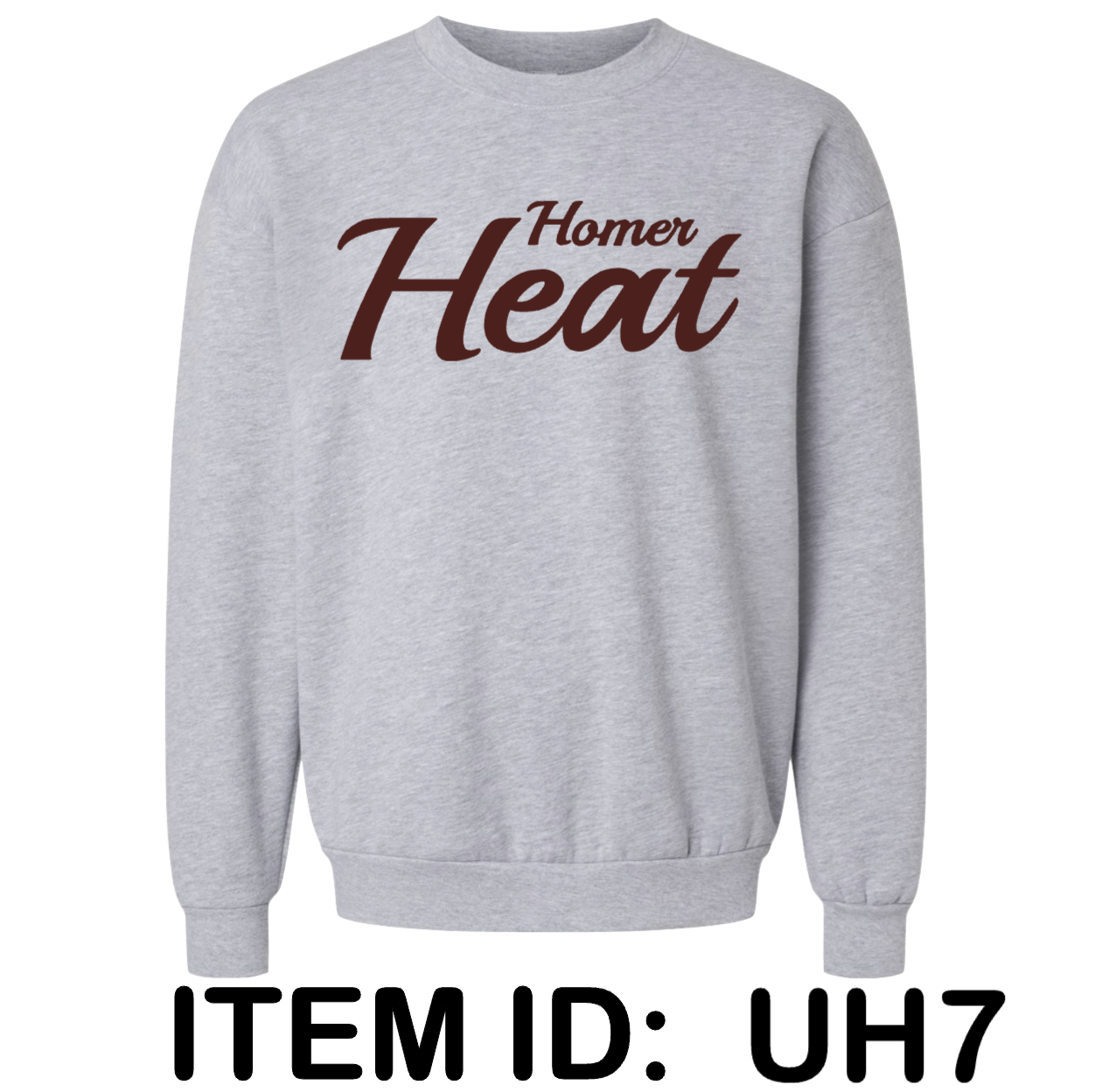 $40 American Apparel - Unisex ReFlex Fleece Crewneck Sweatshirt - RF496 Color Shown:  Heather Grey 
  Spec Sheet  📏