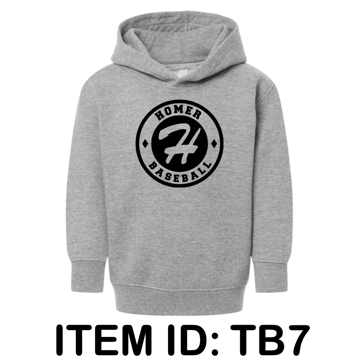 $22 Rabbit Skins - Toddler Pullover Fleece Hoodie - 3326 Color Shown:  Heather 
  Spec Sheet  📏