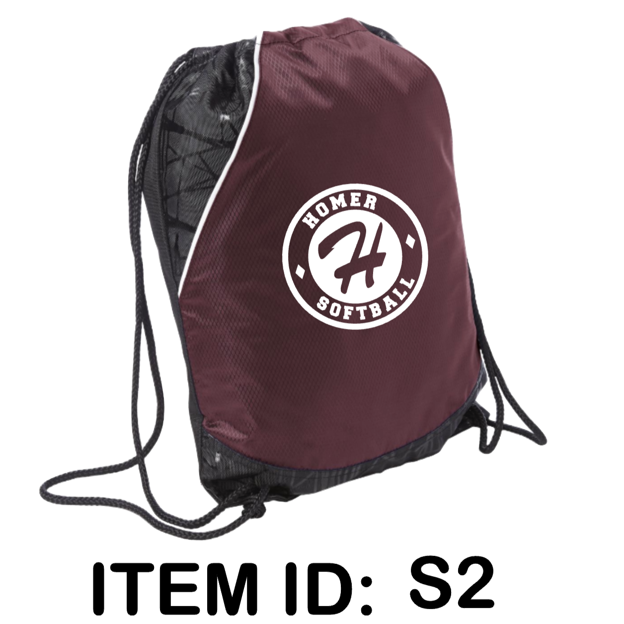 $25 Sport-Tek - Rival Cinch Pack - BST600 Color Shown:  Maroon 
  Spec Sheet  📏