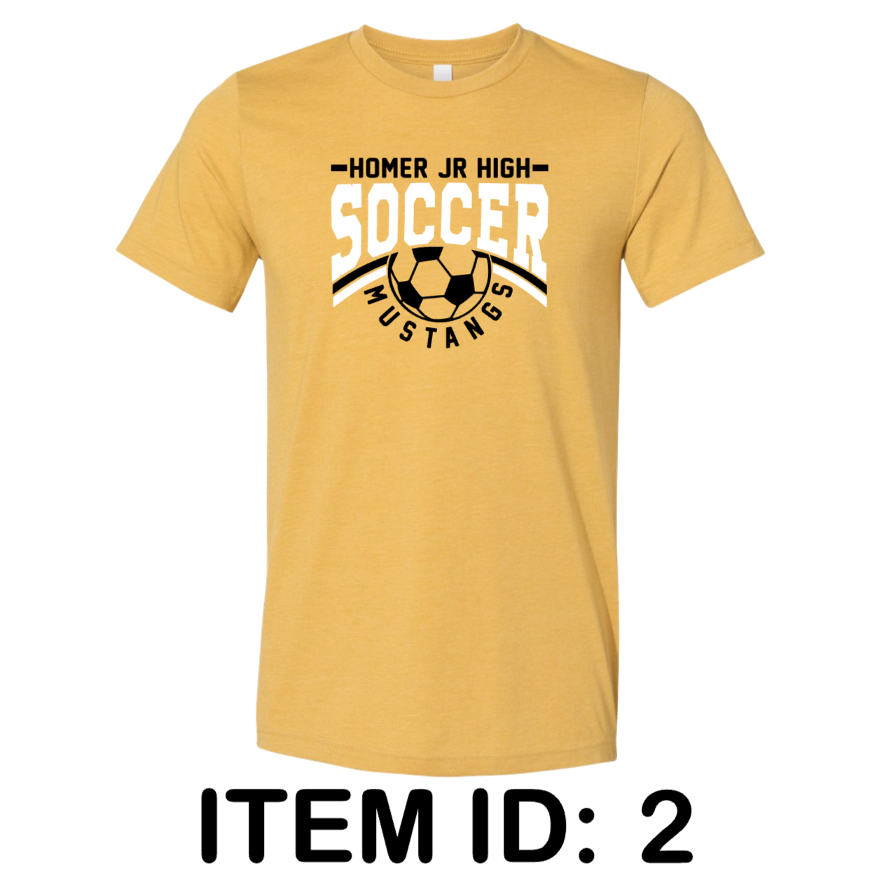 $20 Bella + Canvas Youth CVC Jersey Tee - 3001YCVC Color Shown: Heather Yellow Gold 
  Spec Sheet  📏